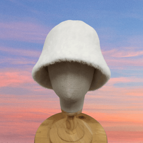 Japanese Brand 💫 Japanese brand casual style fur bucket hat Size ONE SIZE - 1 Thumbnail