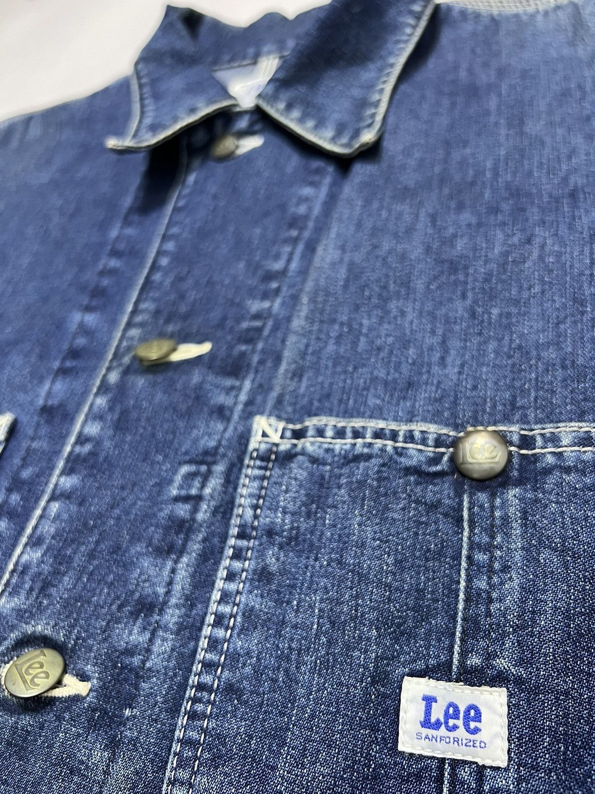 Lee Vintage Lee 0412 Repro Sanforized Chore Scovill Denim Jacket Size US M / EU 48-50 / 2 - 9 Thumbnail