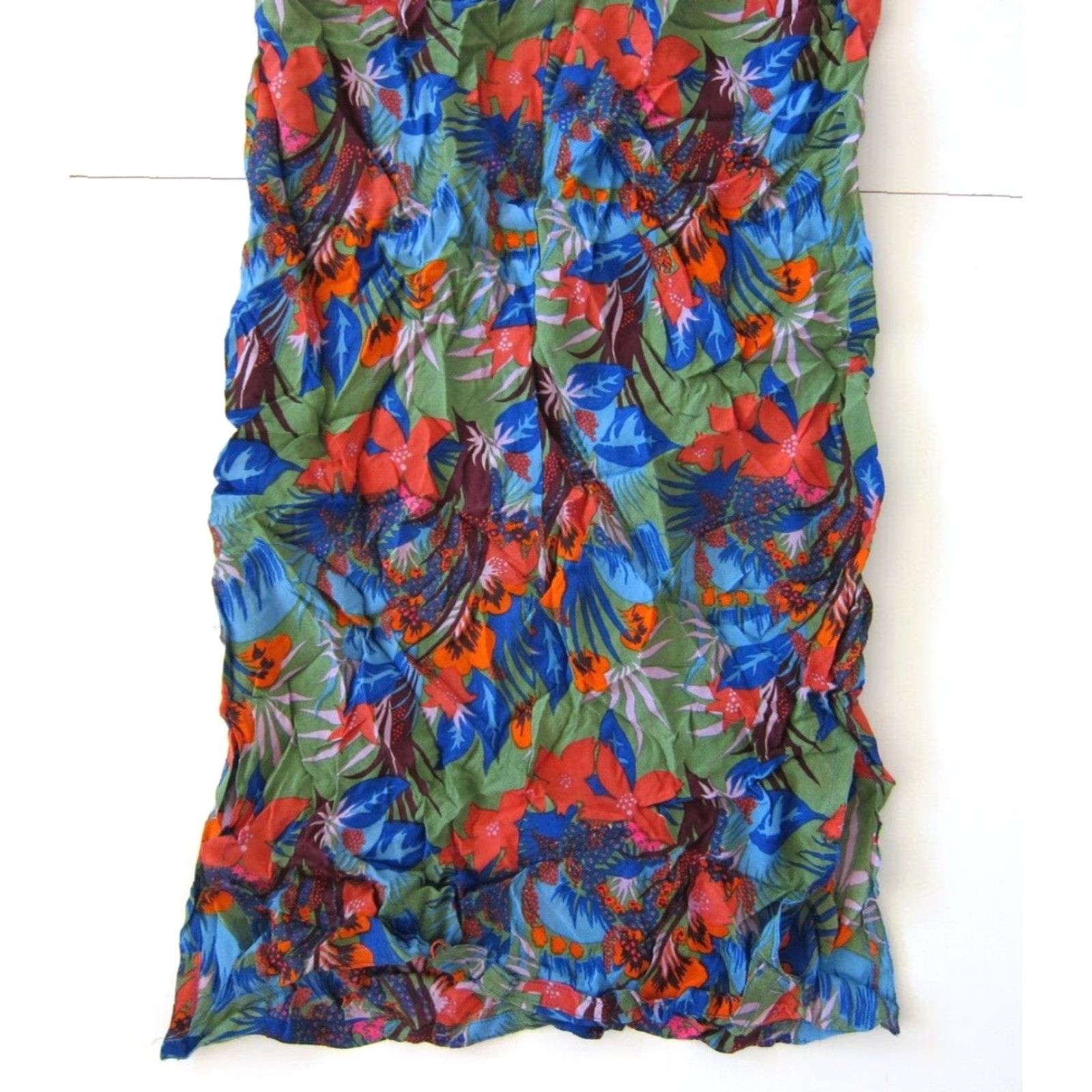 Vintage Vintage Back Street Silk Floral Short Sleeve Tunic Dress S-M Size 32" / US 10 / IT 46 - 7 Thumbnail