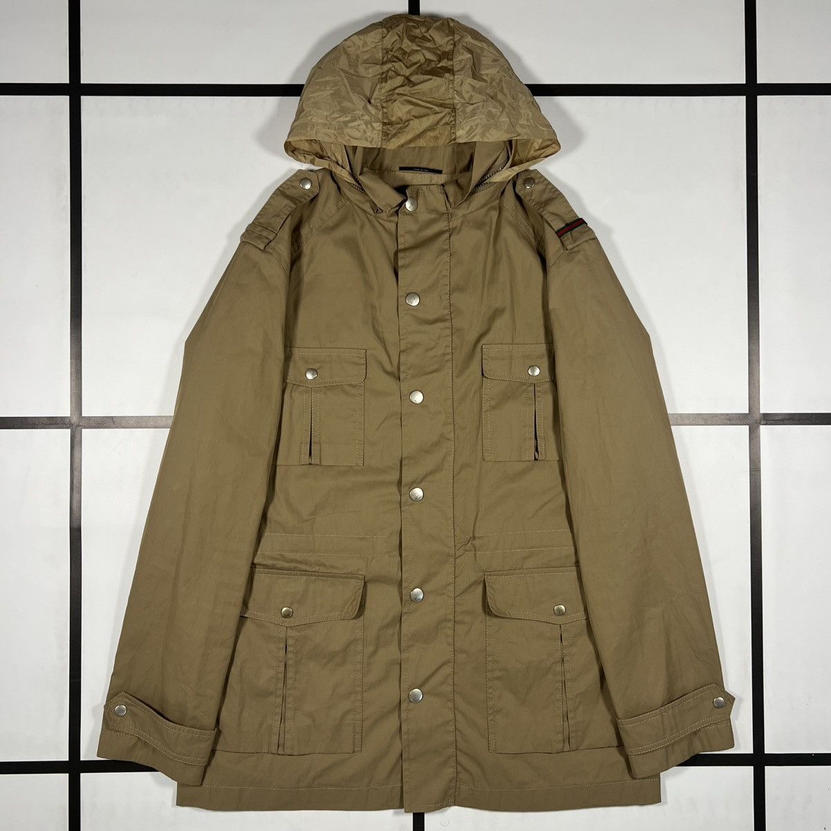 Gucci |[ FW08 Gucci M65 Military Field Jacket ]| Size US XL / EU 56 / 4 - 2 Thumbnail