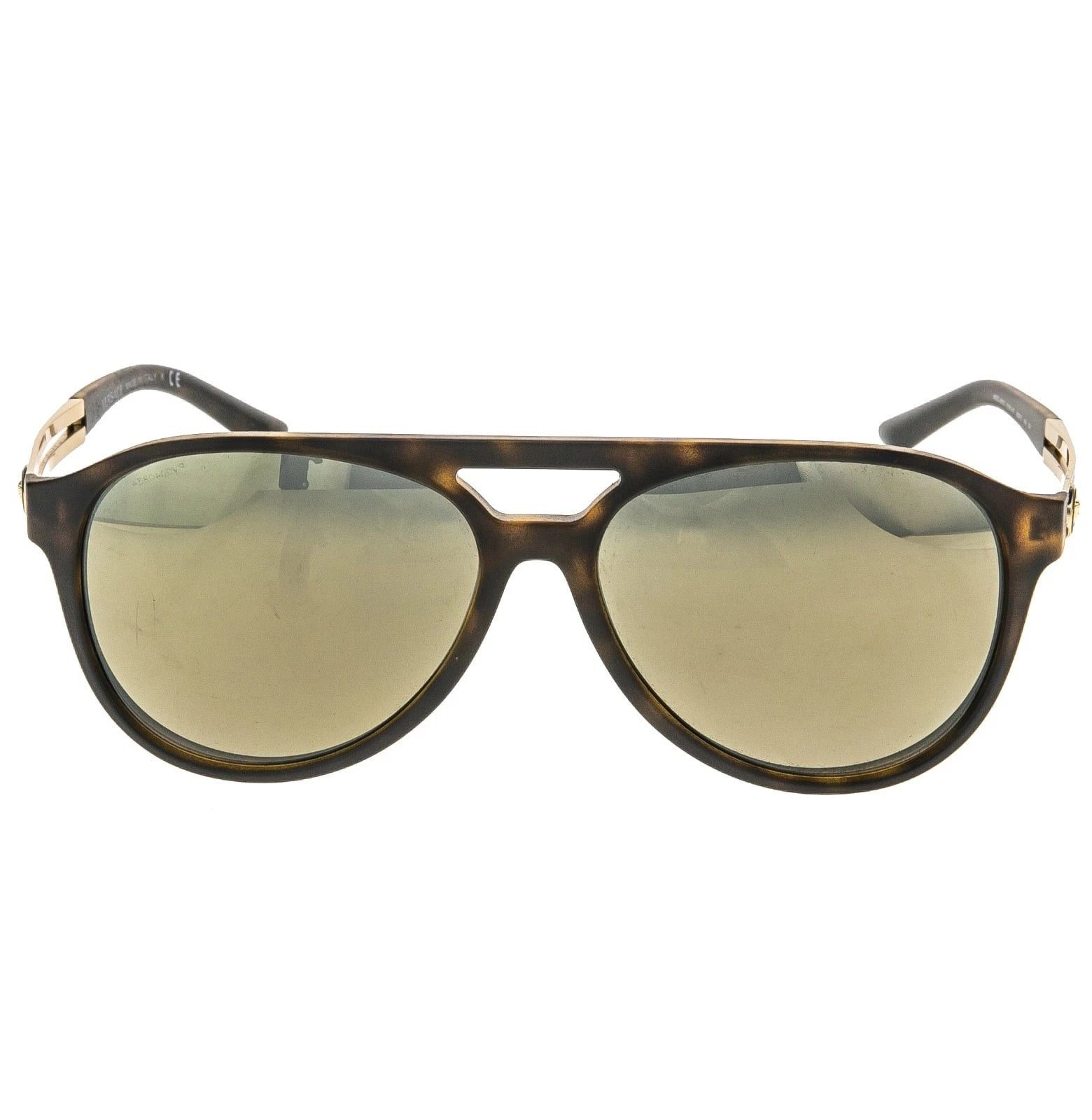 Versace VERSACE VE4312 4312 Vintage Vanitas Havana Gold Mirror Size ONE SIZE - 6 Thumbnail