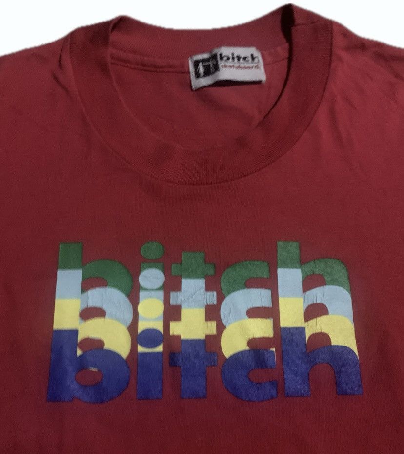 Santa Cruz Skateboards Vintage 90s Bitch Skateboards Shirt Size US L / EU 52-54 / 3 - 2 Thumbnail