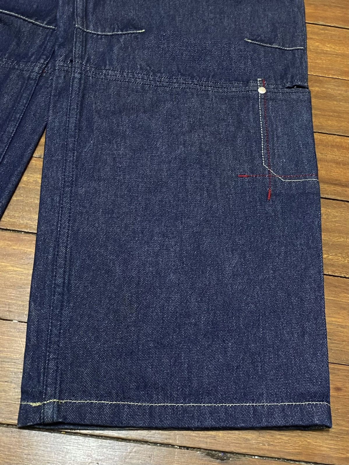 Vintage Rare Vintage Transfer Skater Rapper Baggy Cargo Jeans 1990s Size US 33 - 6 Thumbnail