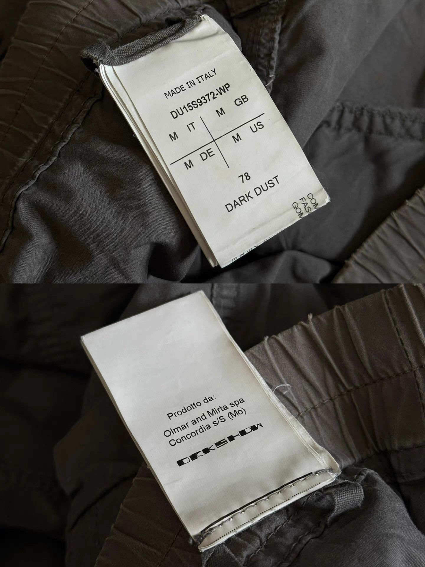 Rick Owens Rick Owens 15SS straight-leg drop-crotch pants Size US 33 - 9 Thumbnail