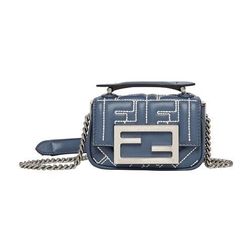 image of Fendi O1Loc1C0124 Nano Bags In Blue, Men's