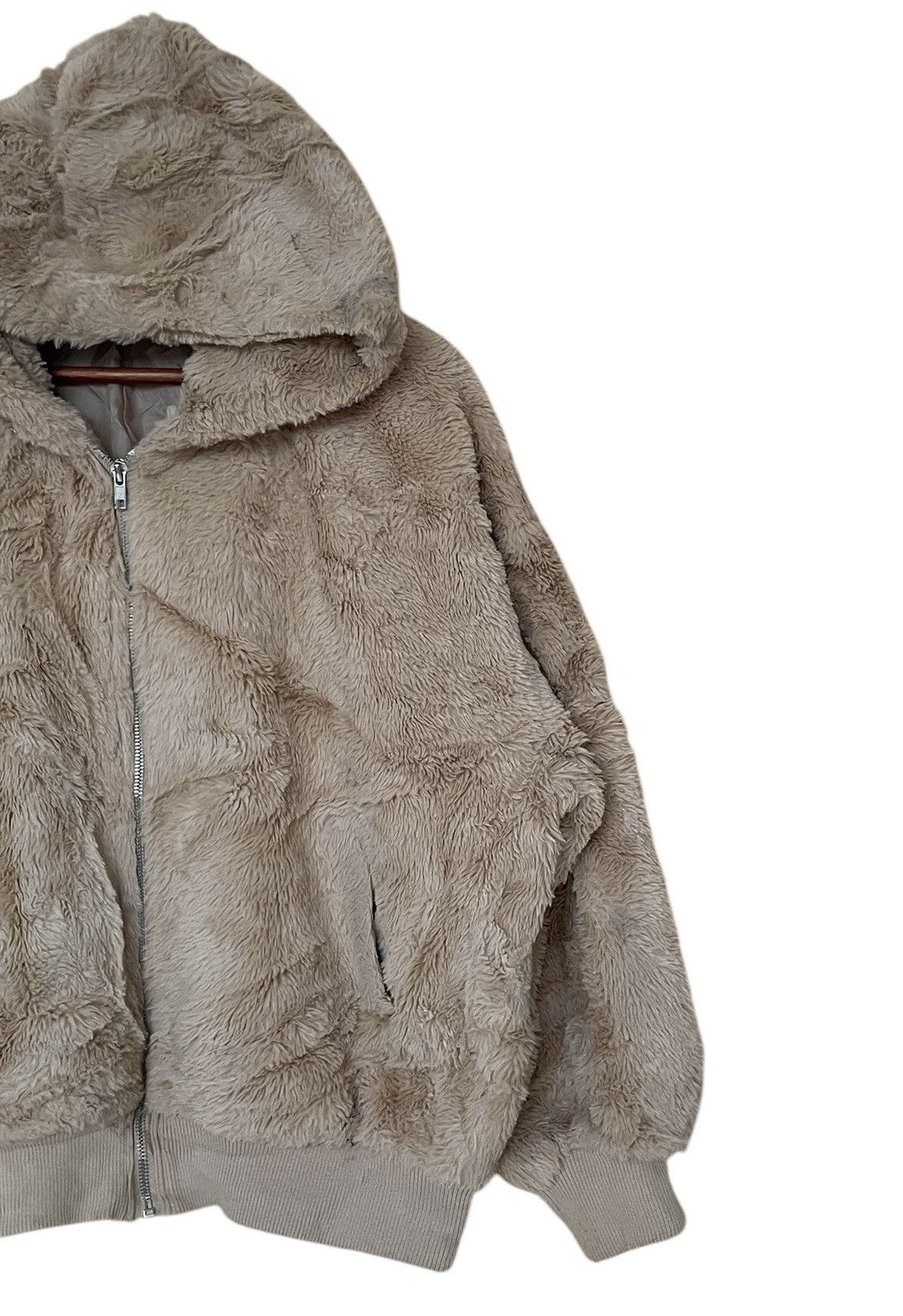 Japanese Brand × Vintage Vintage Japanese Brand Ingni Fur Zipper Hoodie 2000s Size US L / EU 52-54 / 3 - 4 Thumbnail