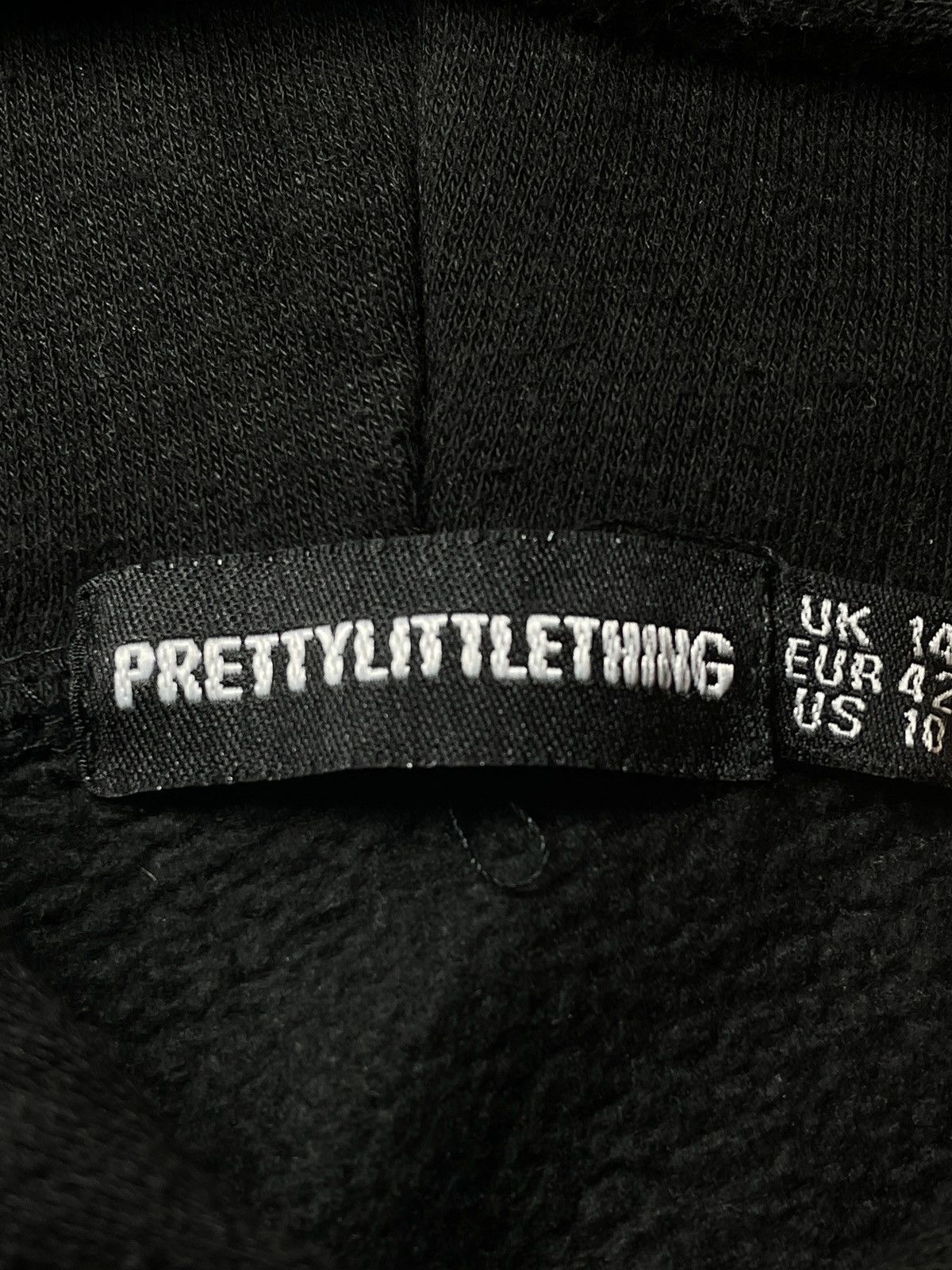 Vintage Pretty Little Thing Hoodie Spellout Hype Boxy Fit Size XL / US 12-14 / IT 48-50 - 5 Thumbnail
