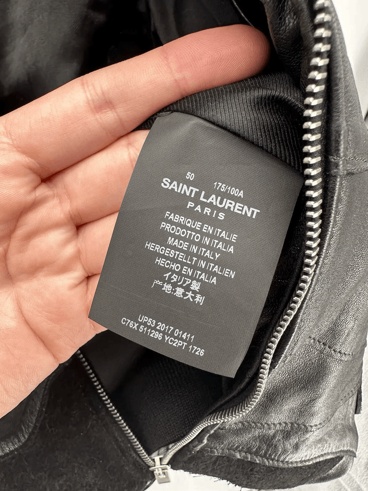 Saint Laurent Paris Saint Laurent Python Leather Jacket EU 50 Size US M / EU 48-50 / 2 - 12 Thumbnail