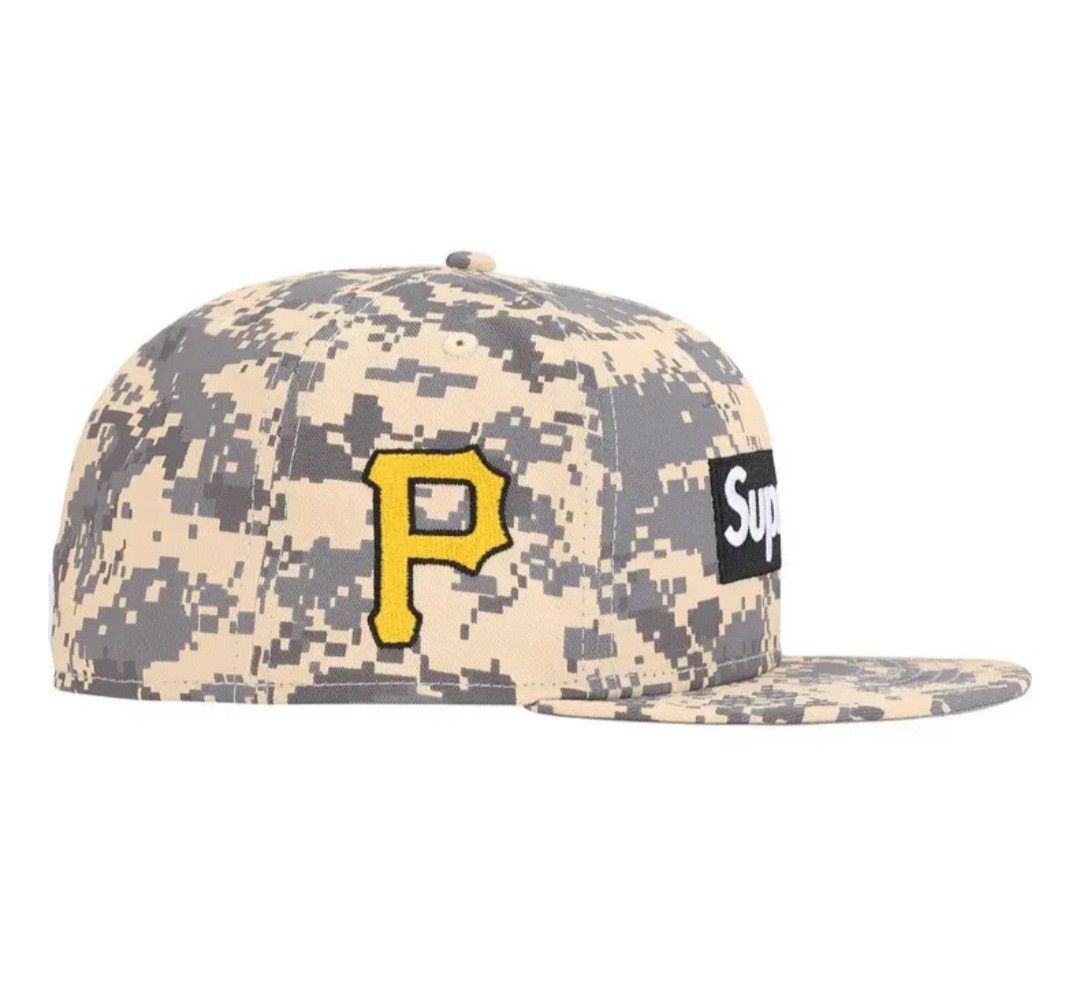 MLB × New Era × Supreme Size 7 1/2 Supreme®/MLB Teams Box Logo Pittsburgh Pirates Size ONE SIZE - 6 Thumbnail