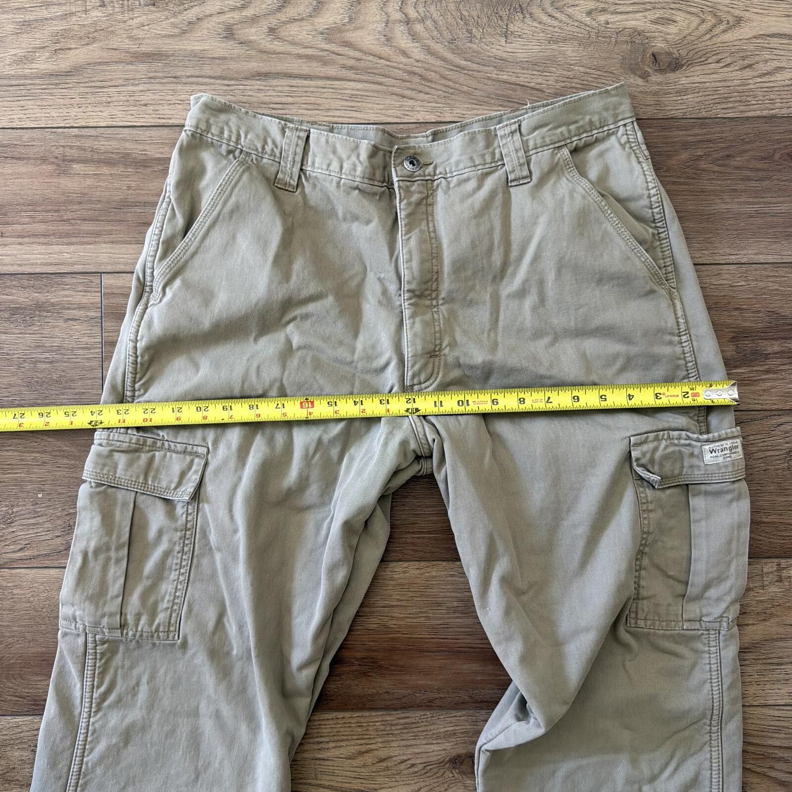 Wrangler Vintage Y2K 90s Wrangler Cargo Fleece Lined Pants Size US 34 / EU 50 - 10 Thumbnail
