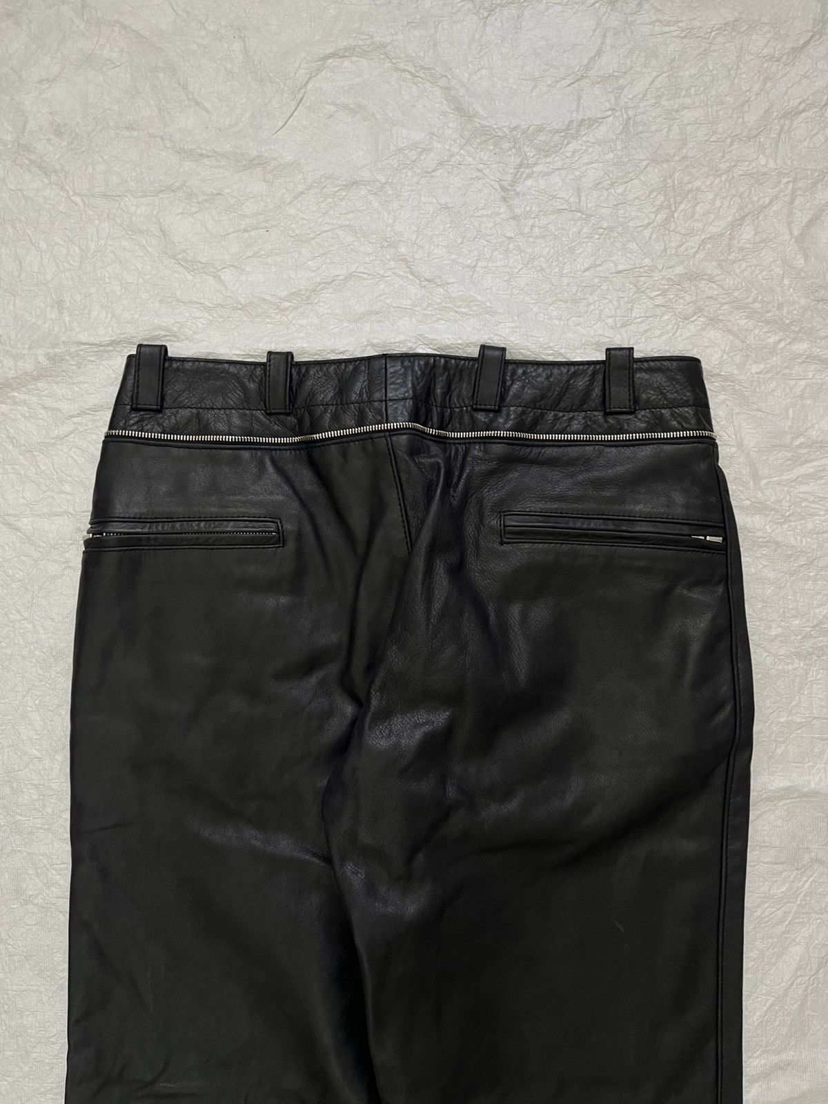 Maison Margiela Maison Margiela Spring/Summer 2006 leather biker pants Size US 31 - 6 Thumbnail