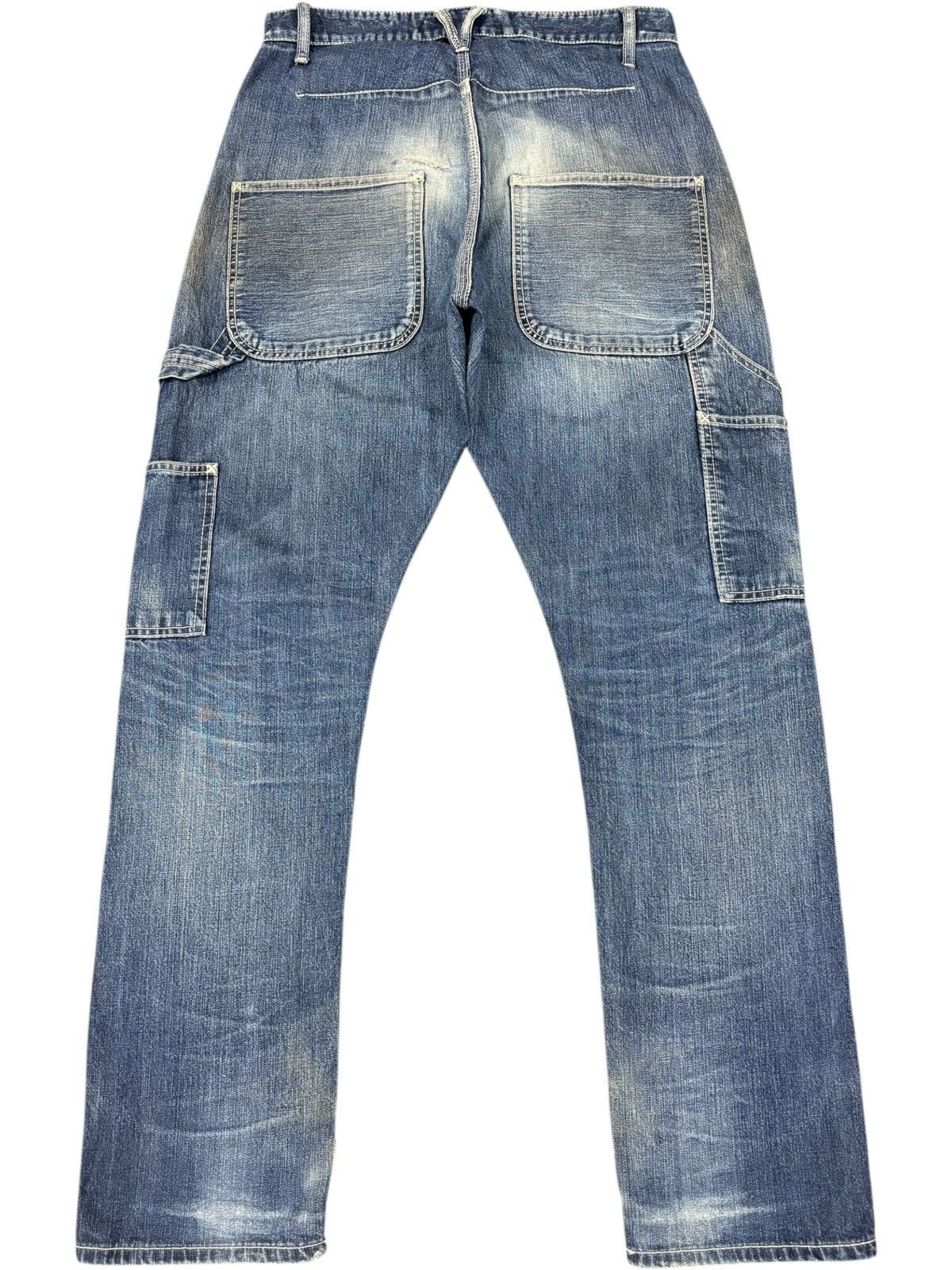 Vanquish Vintage Japanese Vanquish Mud Wash Distress Carpenter Jeans Size US 31 - 2 Thumbnail
