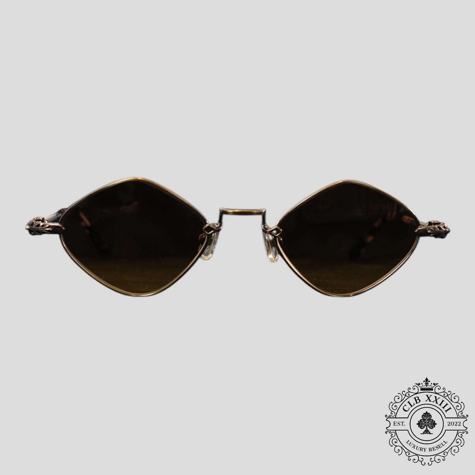 Chrome Hearts Chrome Hearts Diamond Dog Sunglasses in Tortoise Size ONE SIZE - 1 Thumbnail