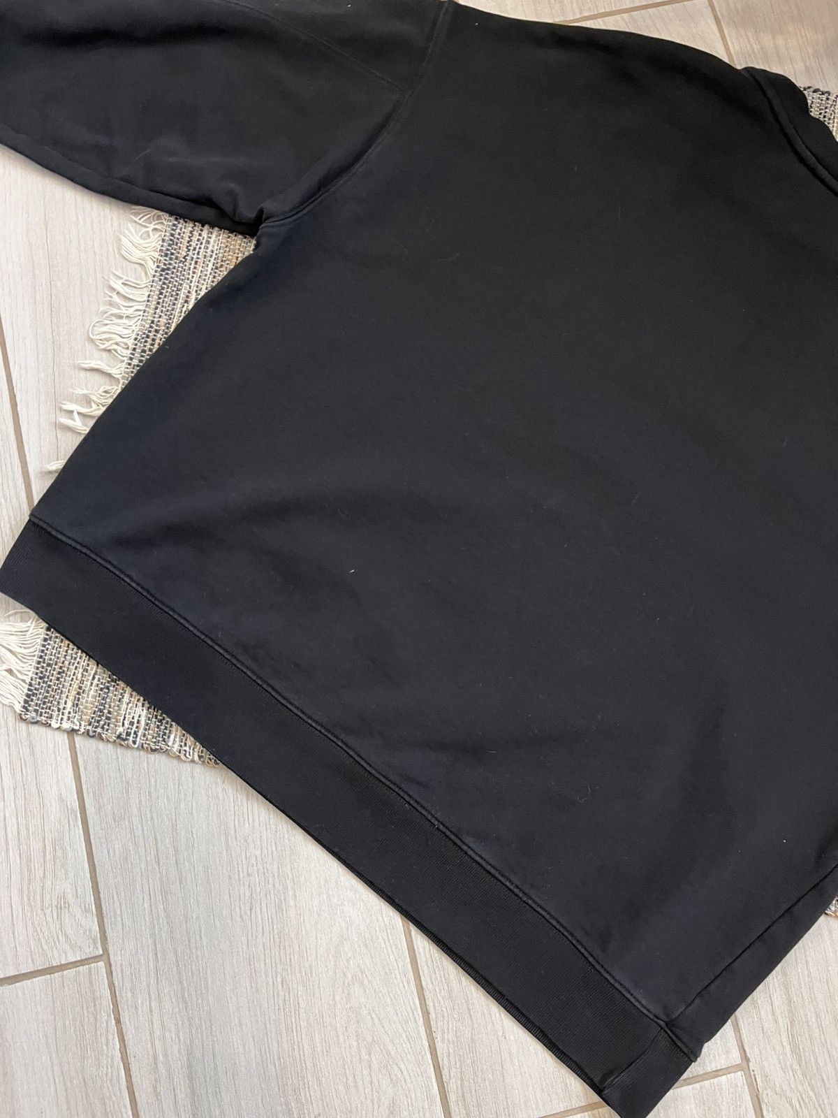 Allsaints × Designer Allsaints Sweatshirt Blank Black Crew neck Zipper Sleeve Size US M / EU 48-50 / 2 - 14 Thumbnail