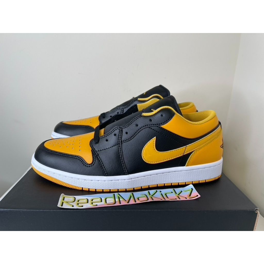 Jordan Low Black Yellow Ochre Mens 10us