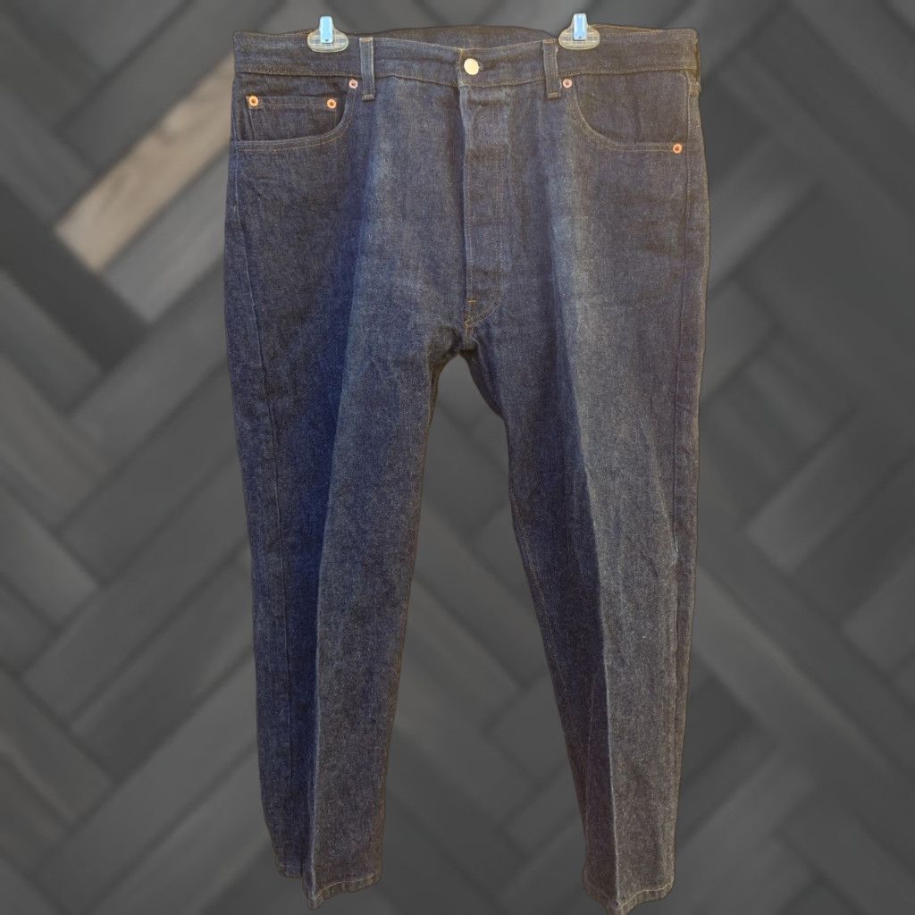 Levi's VINTAGE Levi’s 501 Jeans Made In USA Size 40 Waist 39 Inseam 27.25 Button Fly 100% Cotton Denim Men USA Blue Size US 40 / EU 56 - 1 Thumbnail