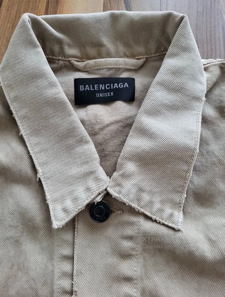Balenciaga Balenciaga White denim jacket Size US S / EU 44-46 / 1 - 5 Thumbnail