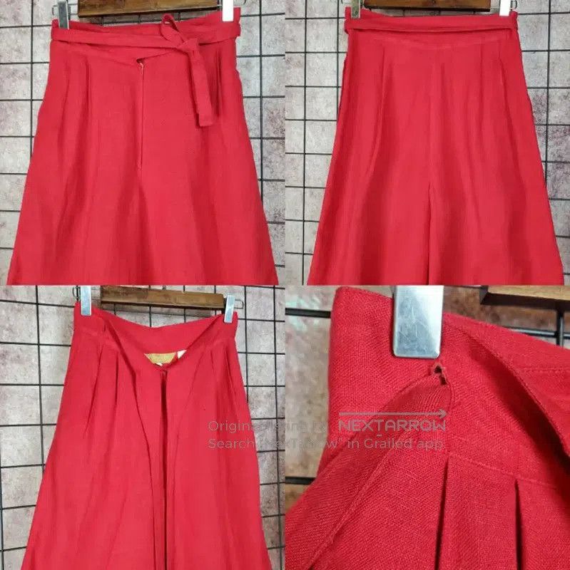 Dior Dior Red Summer Linen Casual Trousers M . Size 27" / US 4 / IT 40 - 3 Thumbnail