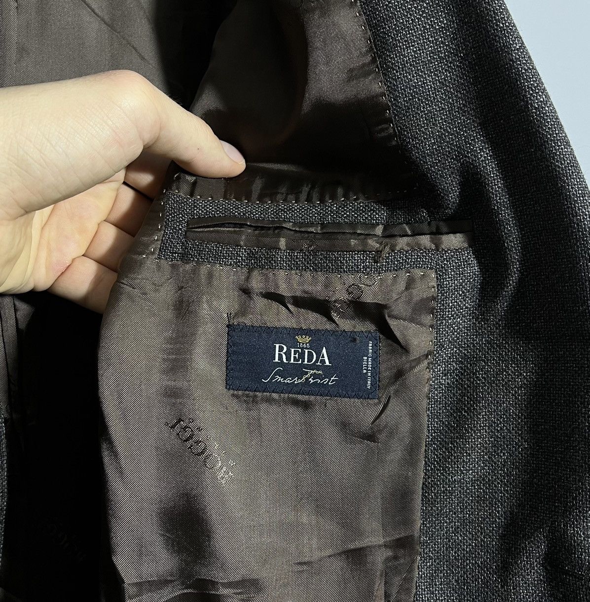 Boggi Boggi Milano Brown Gray Blazer Two Button Classic Jacket Size US XL / EU 56 / 4 - 14 Thumbnail