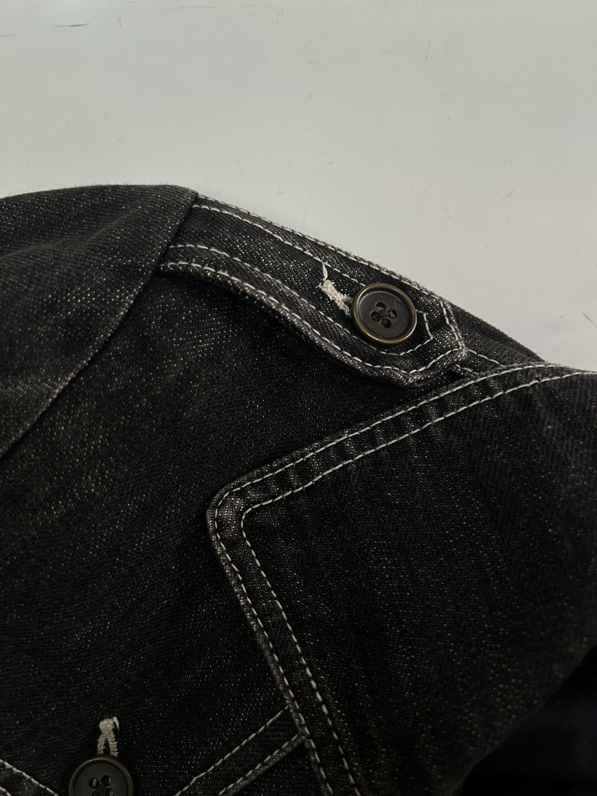 Japanese Brand × Vintage 💥vintage japanese denim jacket punk style Size US S / EU 44-46 / 1 - 10 Thumbnail