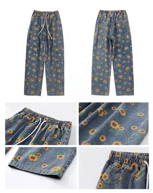 Japanese Brand × Vintage punk pants in flower style Size US 32 / EU 48 - 3 Thumbnail