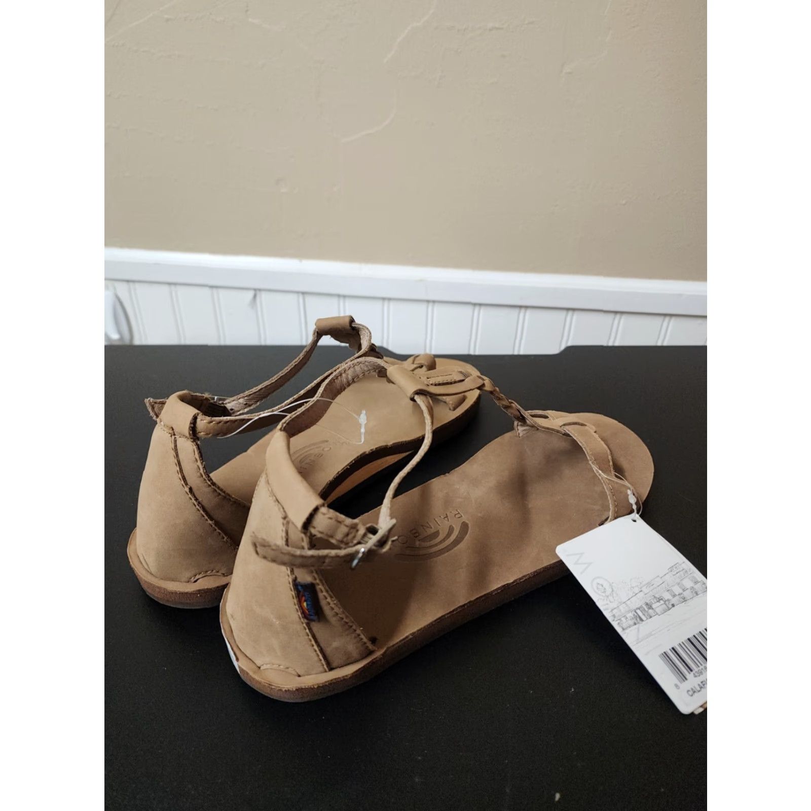 Rainbow VINTAGE Rainbow Calafia Sandal Women US 11 Leather Braided Dark Brown NWT Calafia Rainbow Sandals Womens 11 Leather Braided Sandal Dark Brown NWT Size US 11 / IT 41 - 4 Thumbnail