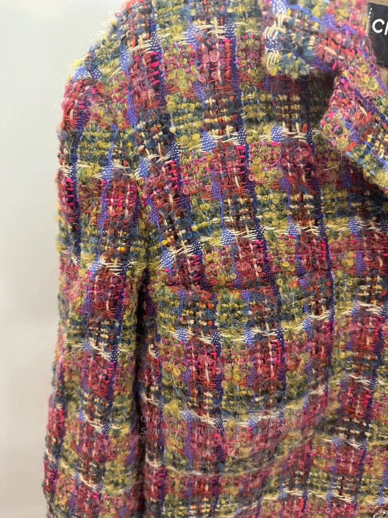 Chanel Chanel 22K Scottish colourful plaid tweed jacket Size XS / US 0-2 / IT 36-38 - 4 Thumbnail
