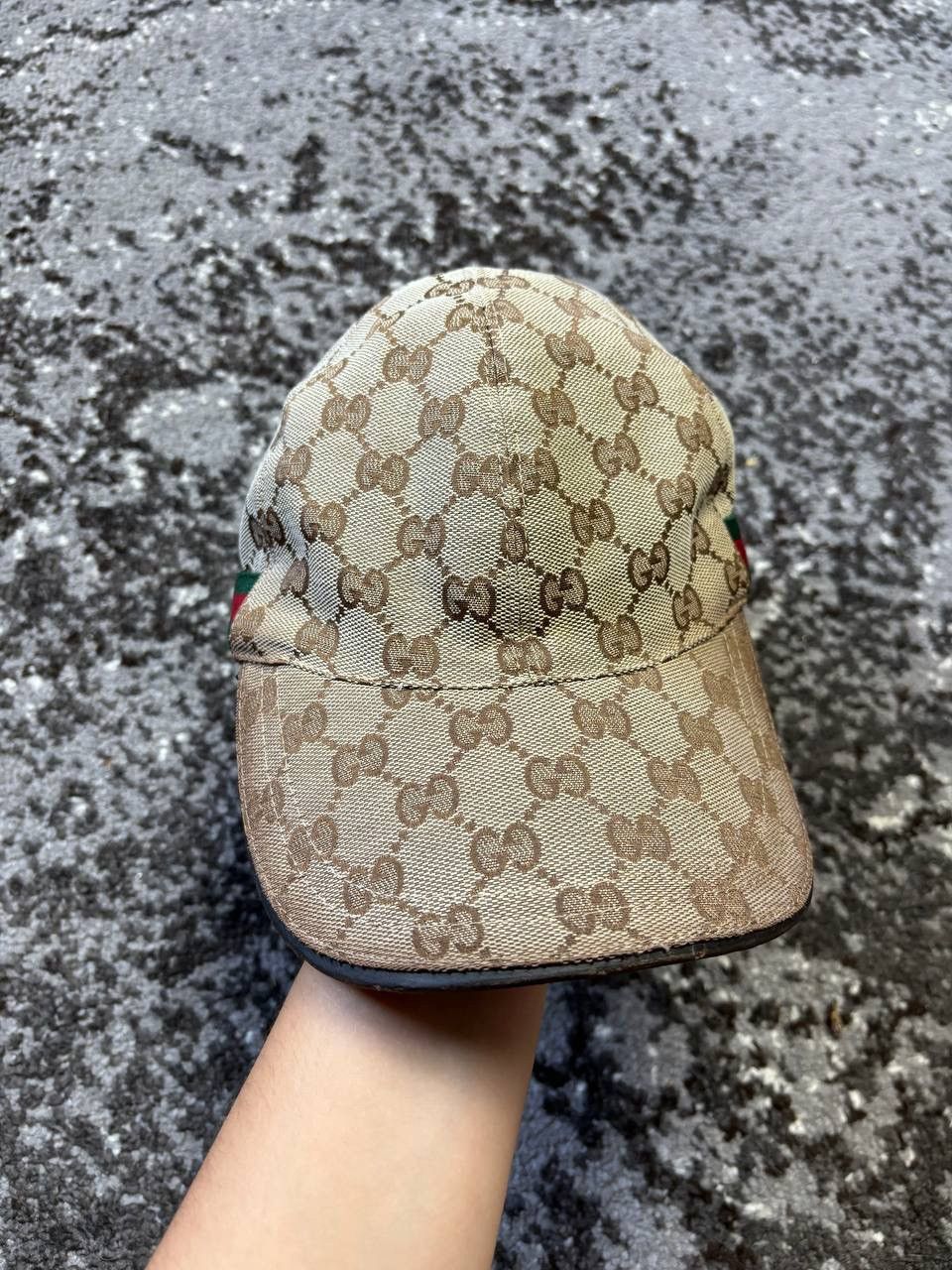 Gucci Streetwear Vintage Vintage Gucci Monogram Brown Cap Hat Grailed