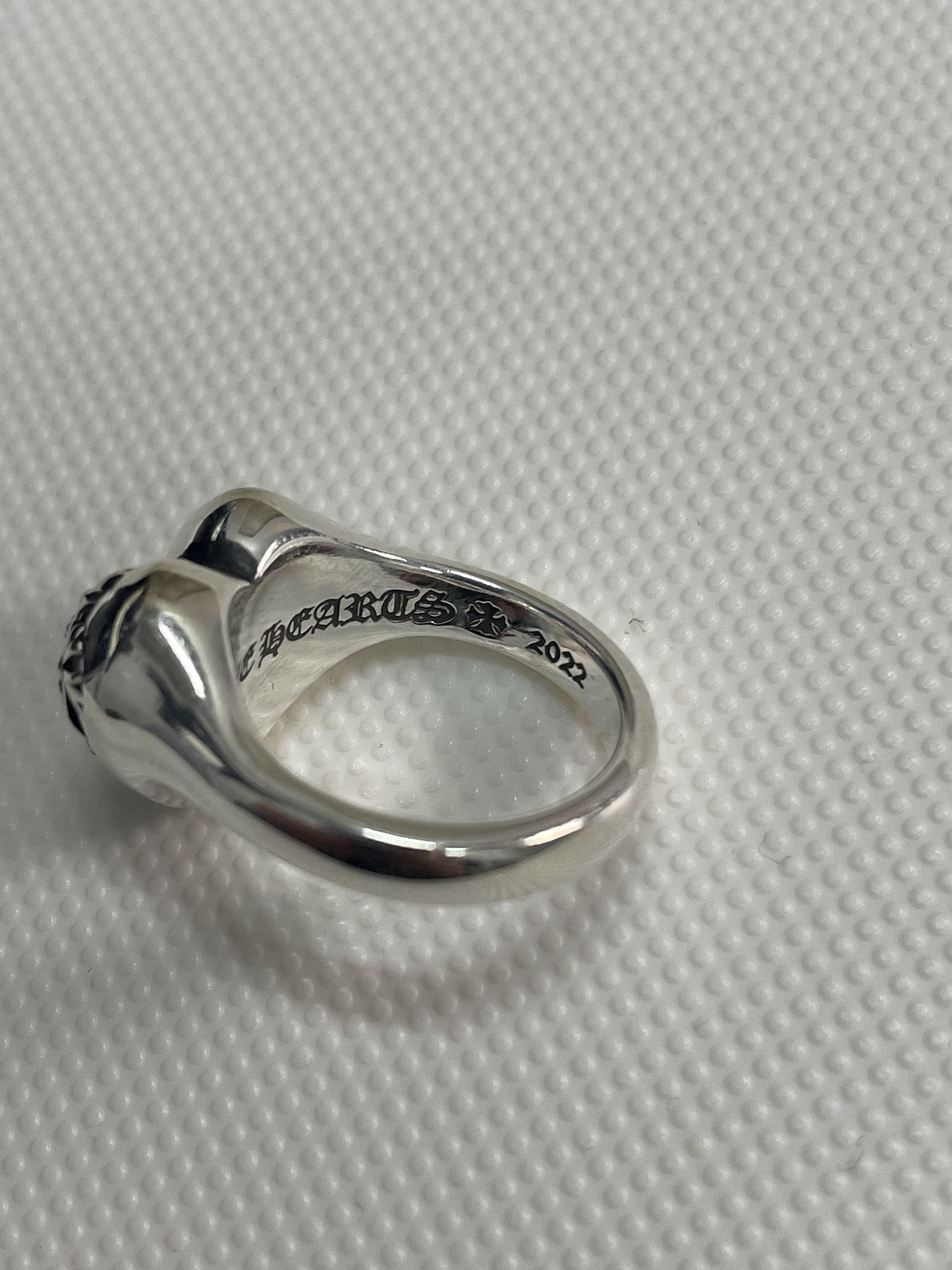 Chrome Hearts Chrome Hearts Silver R.l.P Heart Cemetery Ring Size ONE SIZE - 8 Thumbnail