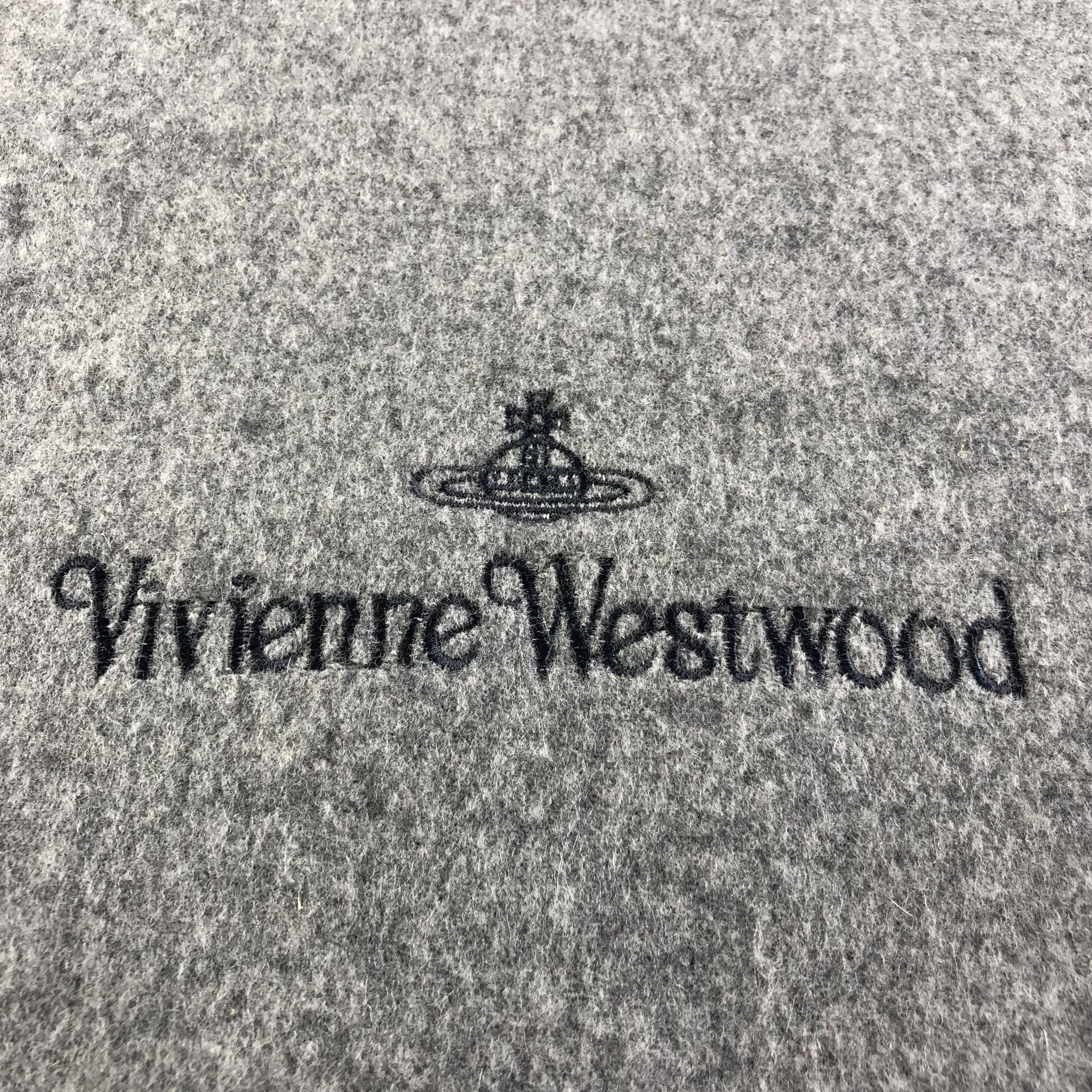 Vivienne Westwood Vivienne Westwood Plain Wool Scarf Muffler V1839 Size ONE SIZE - 4 Thumbnail