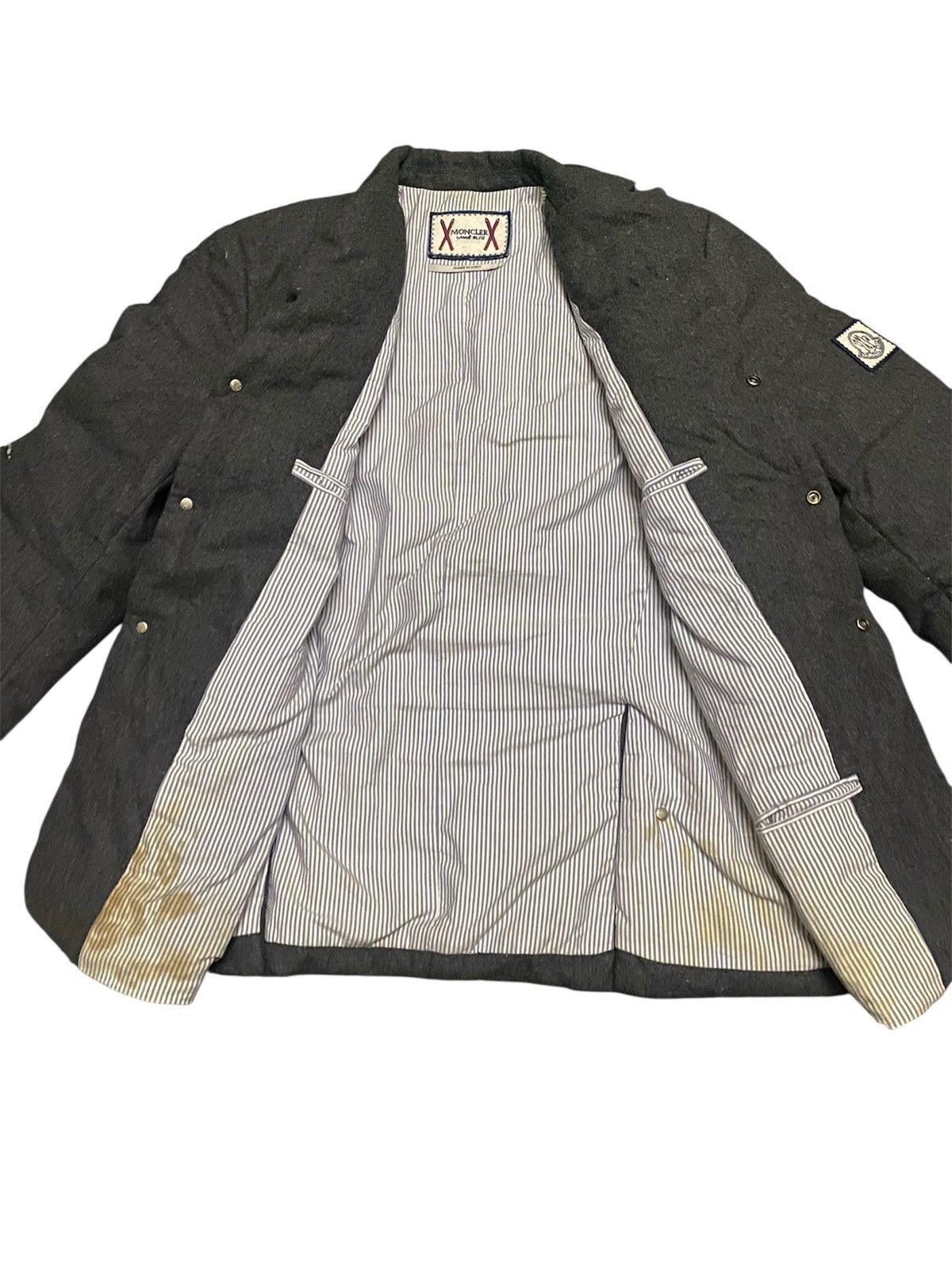 Moncler Moncler Gamme Bleu Wool Down Double Pocket Blazer Jacket Size US M / EU 48-50 / 2 - 3 Thumbnail