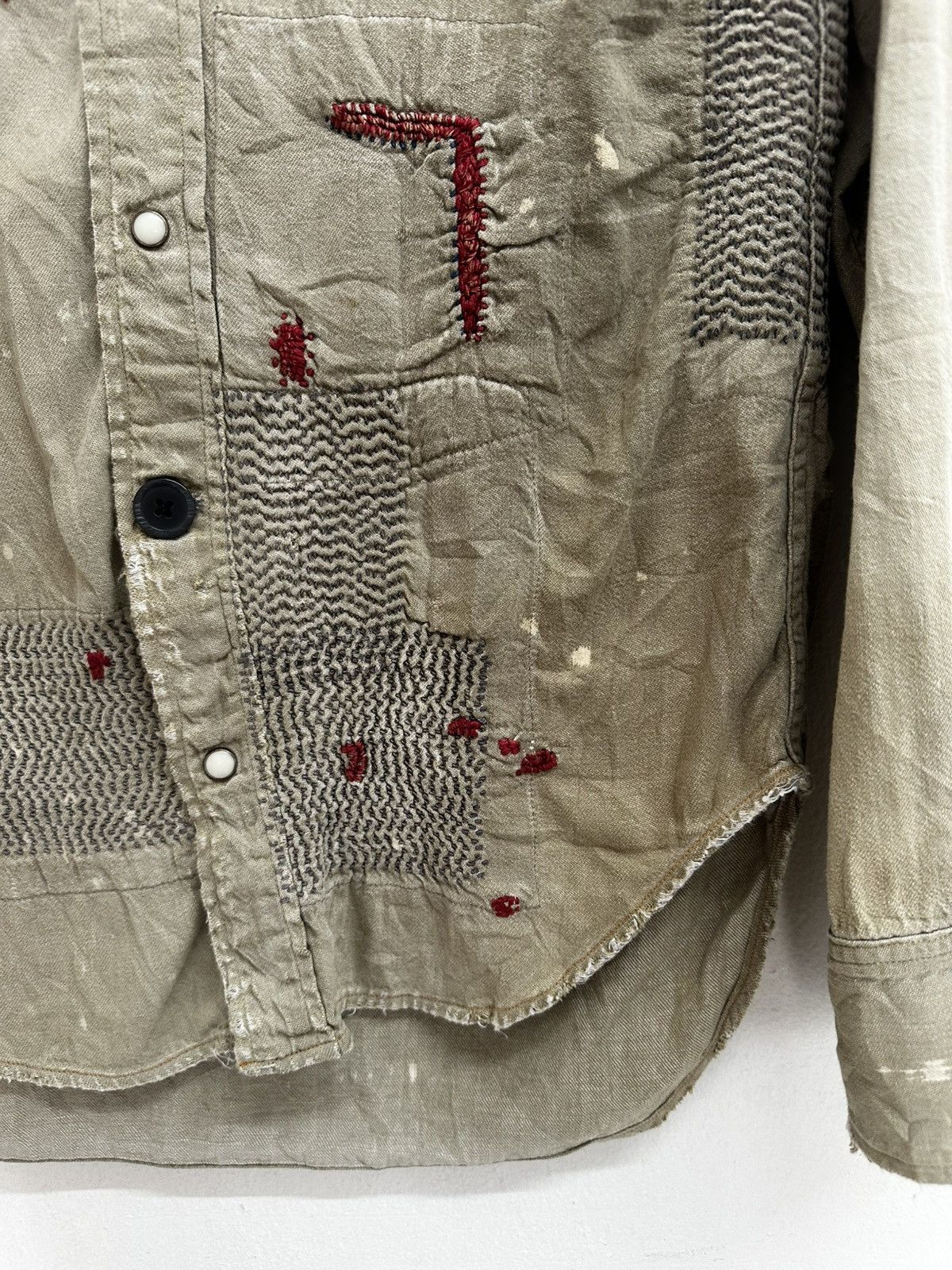 Kapital Kapital summer 2012 indigo indio boro western shirt Size US XL / EU 56 / 4 - 5 Thumbnail