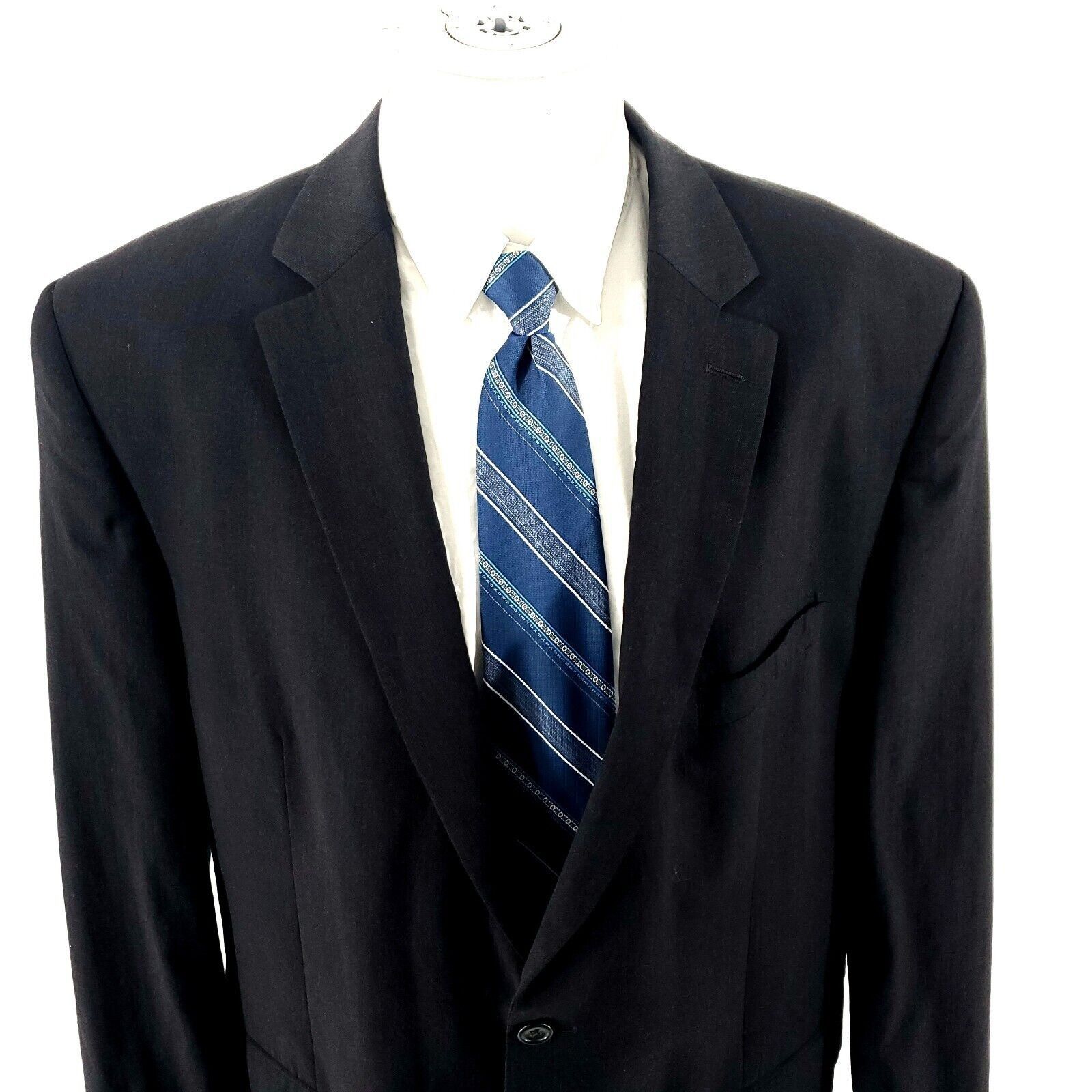 Pronto Uomo Pronto Uomo Wool 2 Button Blazer 46L Or Slim 48L Gray Size 46L - 1 Thumbnail