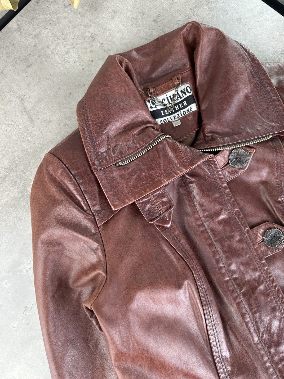 Japanese Brand Vintage Leather Jacket Size S / US 4 / IT 40 - 3 Thumbnail