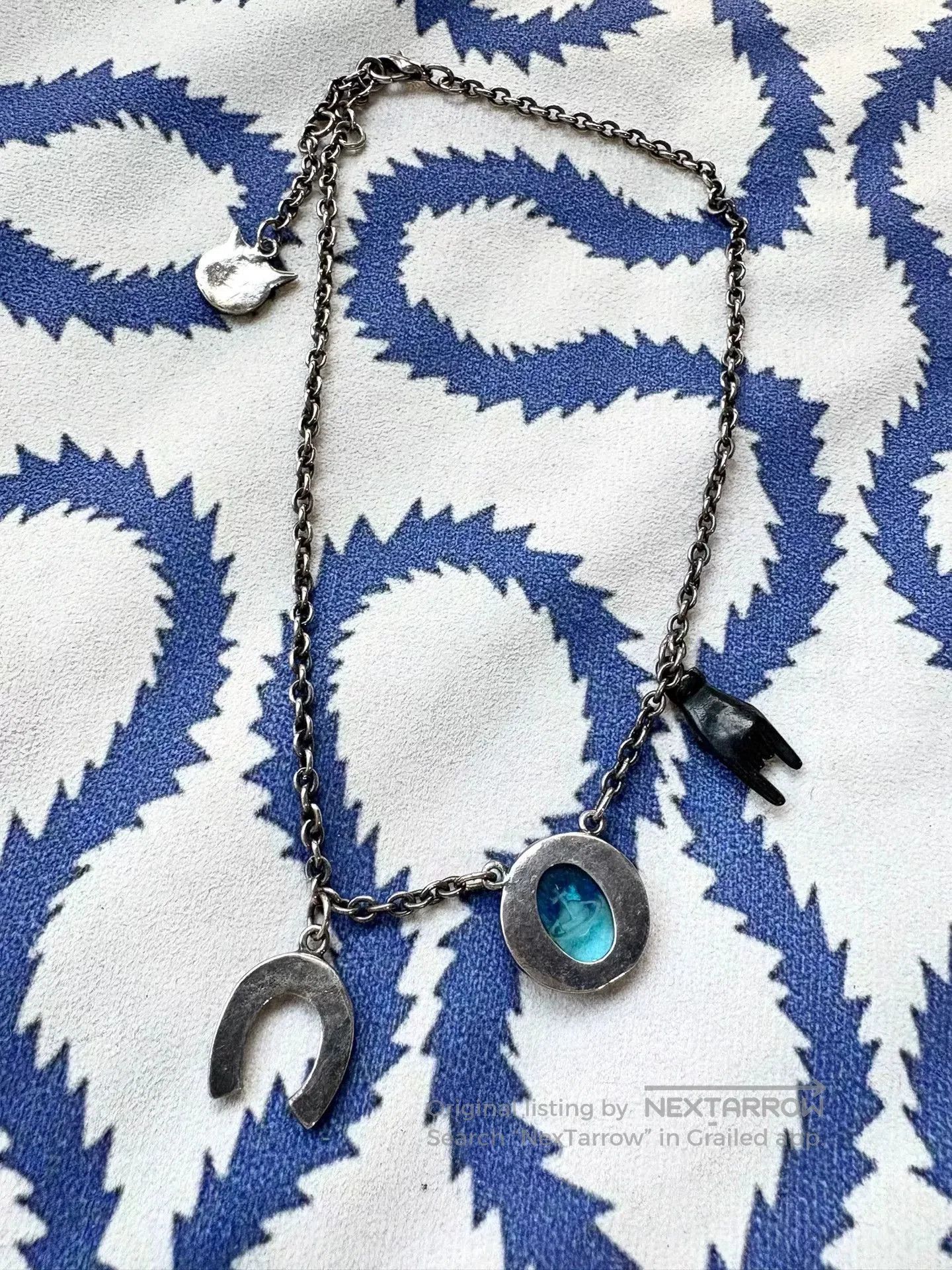 Vivienne Westwood vivienne westwood blue lucky charm necklace. Size ONE SIZE - 4 Thumbnail