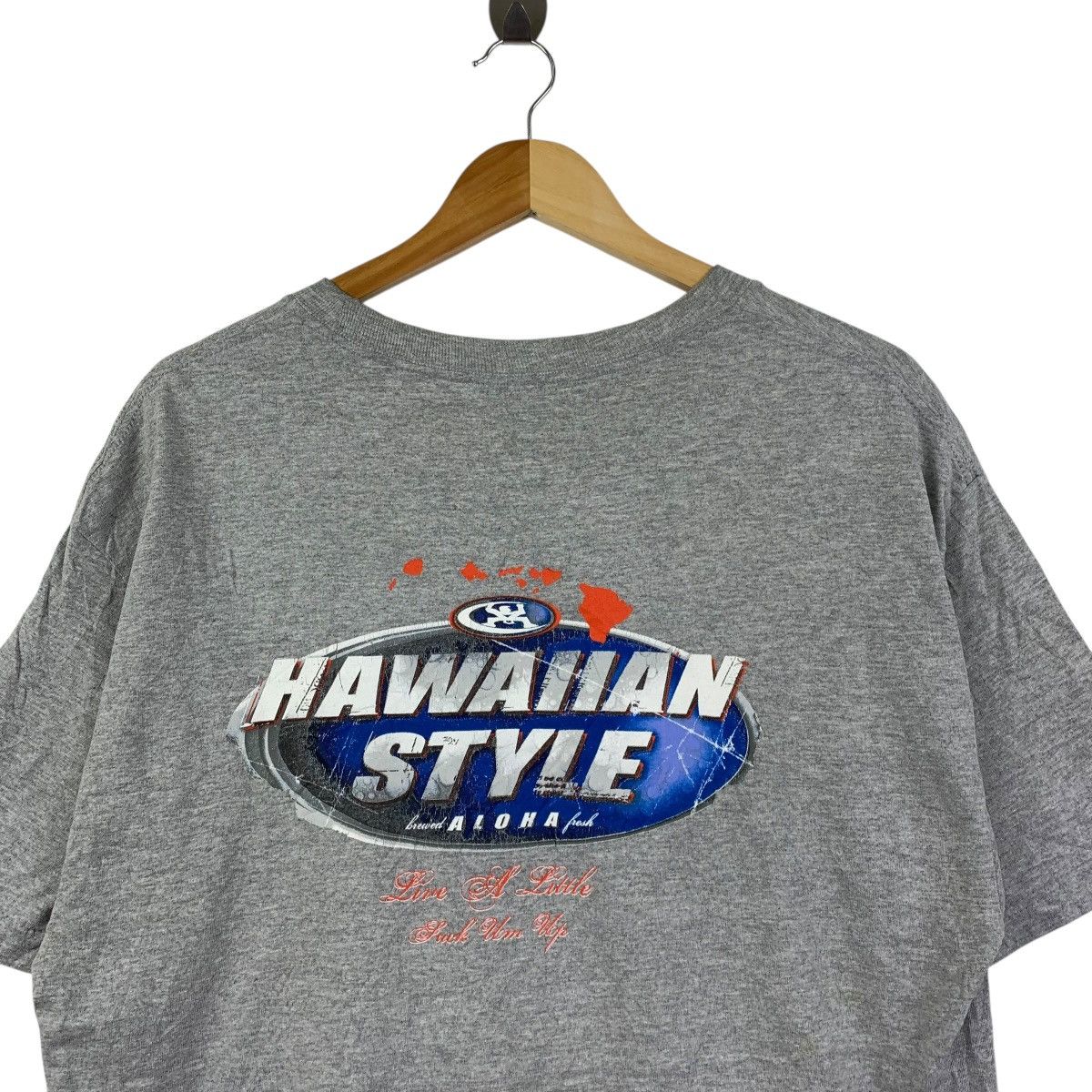 Vintage Hawaiian Style Vintage Hawaii Islands Logo Tee Heather Gray Size US L / EU 52-54 / 3 - 6 Thumbnail