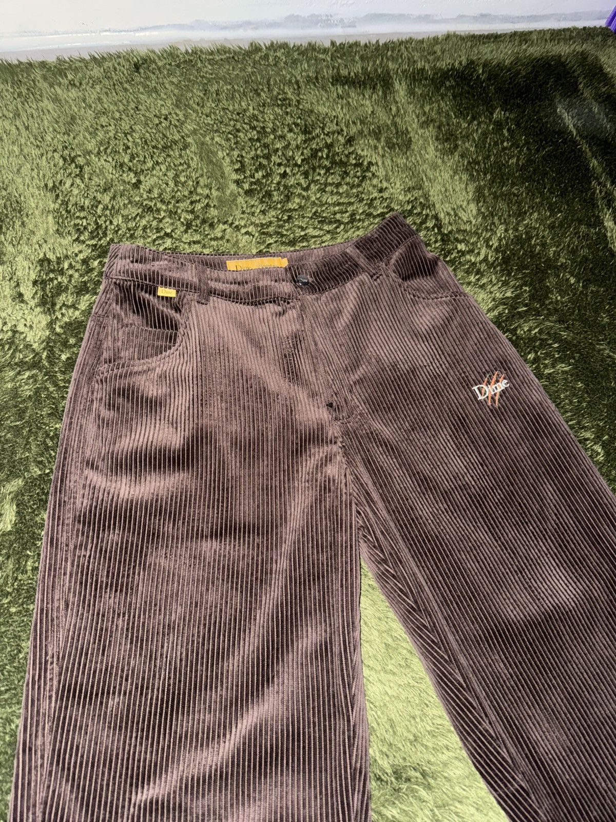 Dime [M] Dime Baggy Dino Embroidered Corduroy Pants Brown Size US 32 / EU 48 - 6 Thumbnail