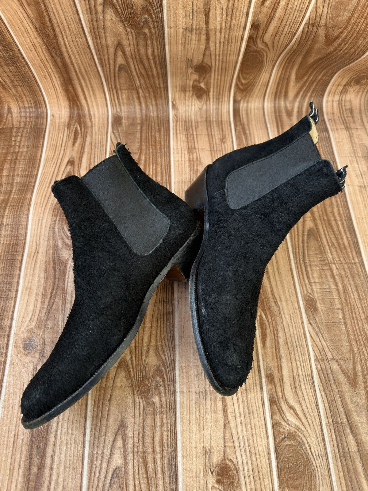 Helmut Lang Helmut Lang 2000’s Cuban Heel Boots in Roughed out Suede Size US 8.5 / EU 41-42 - 10 Thumbnail