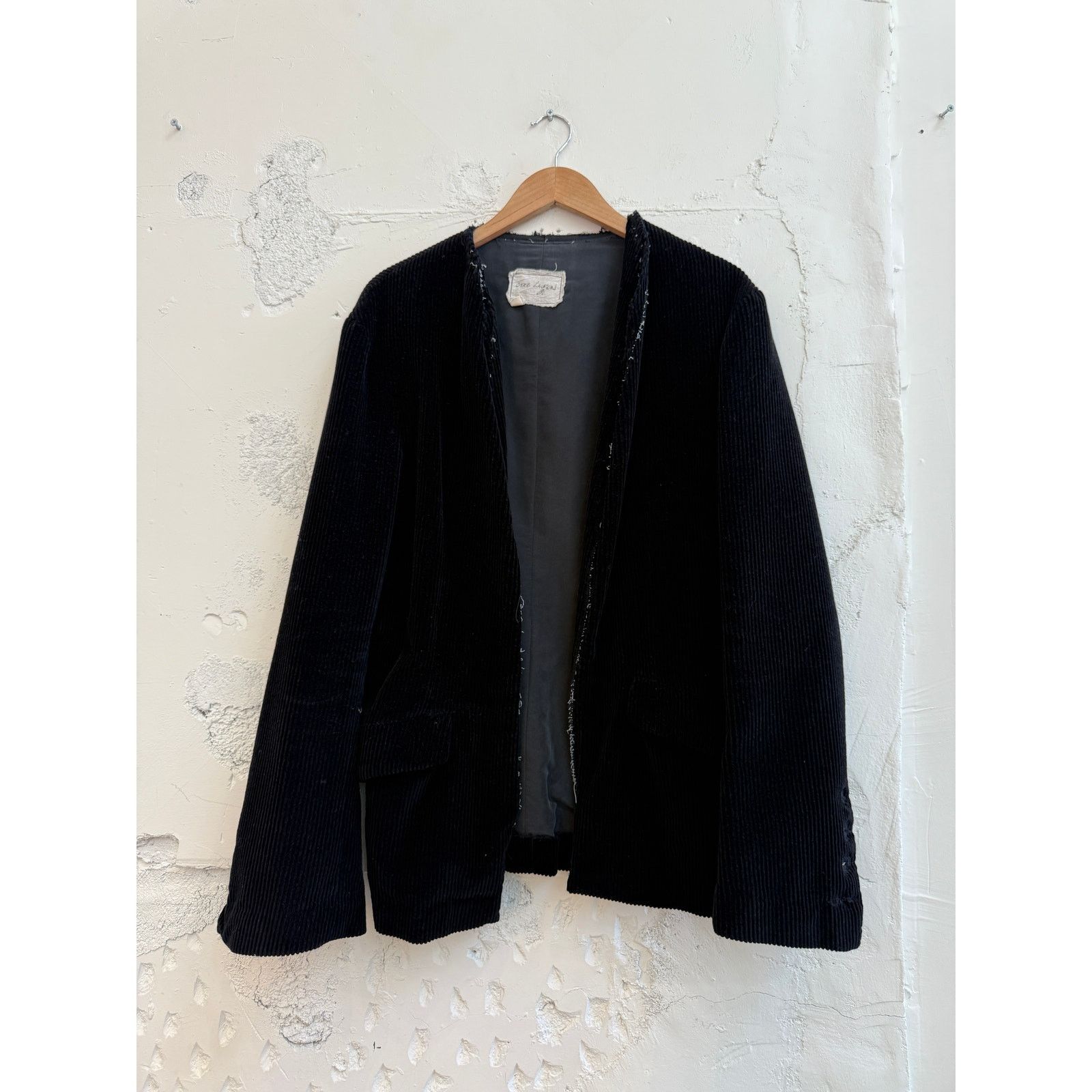 Greg Lauren Greg Lauren SAMPLE Deconstructed Corduroy Blazer Jacket Size US L / EU 52-54 / 3 - 1 Thumbnail