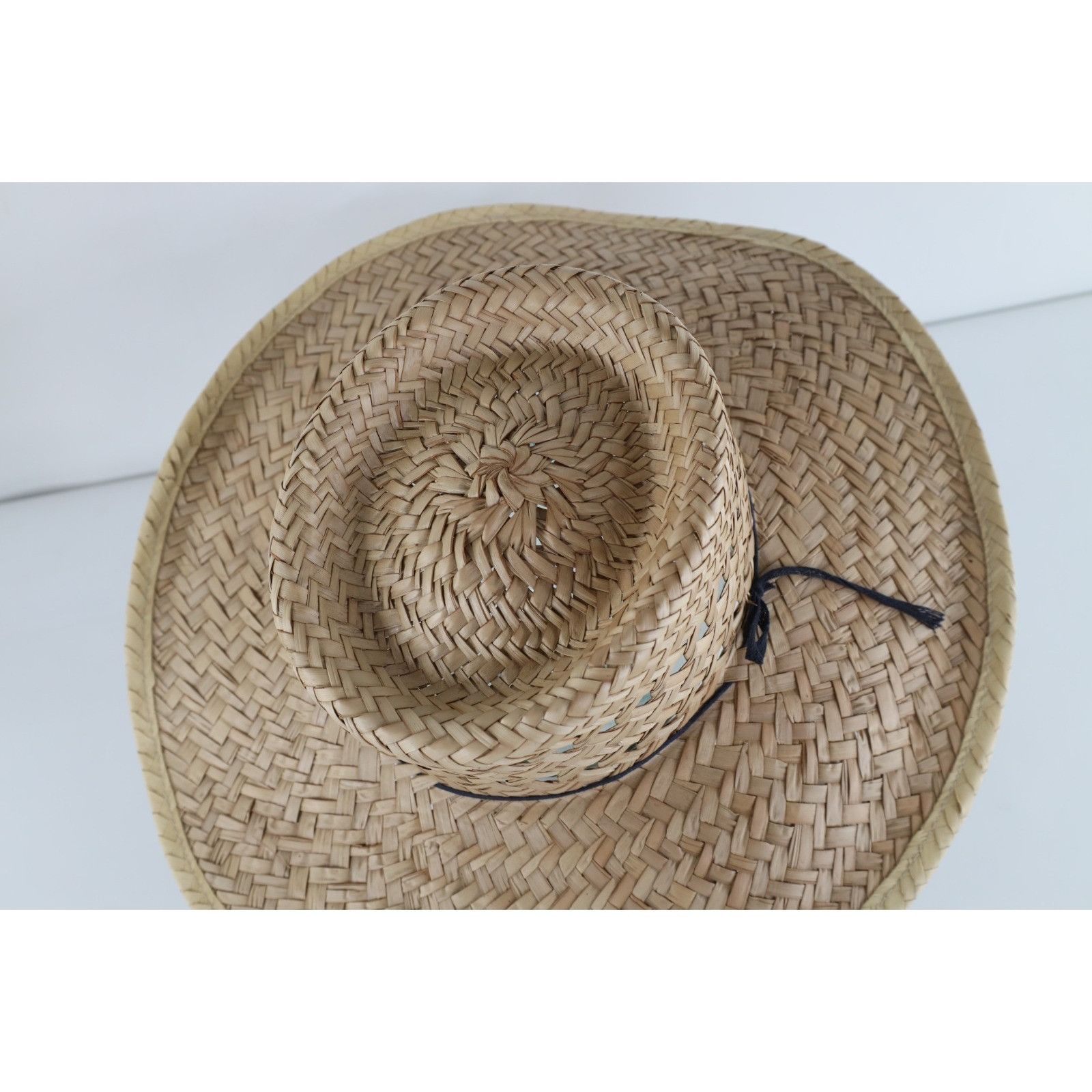 Vintage Vintage 90s Streetwear Roped Natural Wicker Straw Hat Size ONE SIZE - 5 Thumbnail