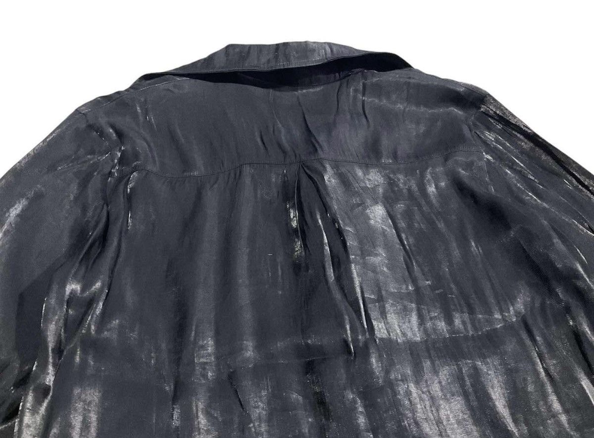 Hysteric Glamour × If Six Was Nine × Japanese Brand 🔥Y2K Japanese Gothic Black Sheer Shirt Size US XL / EU 56 / 4 - 5 Thumbnail