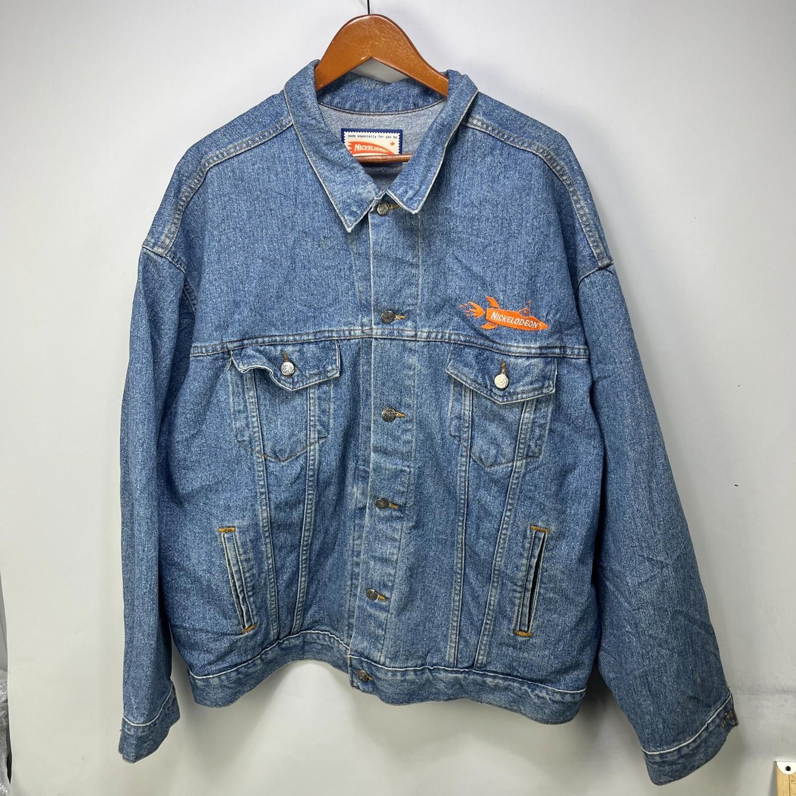 Nickelodeon Vintage 90s Nickelodeon Nick At Nite Denim Jacket 2XL Size US XXL / EU 58 / 5 - 6 Thumbnail