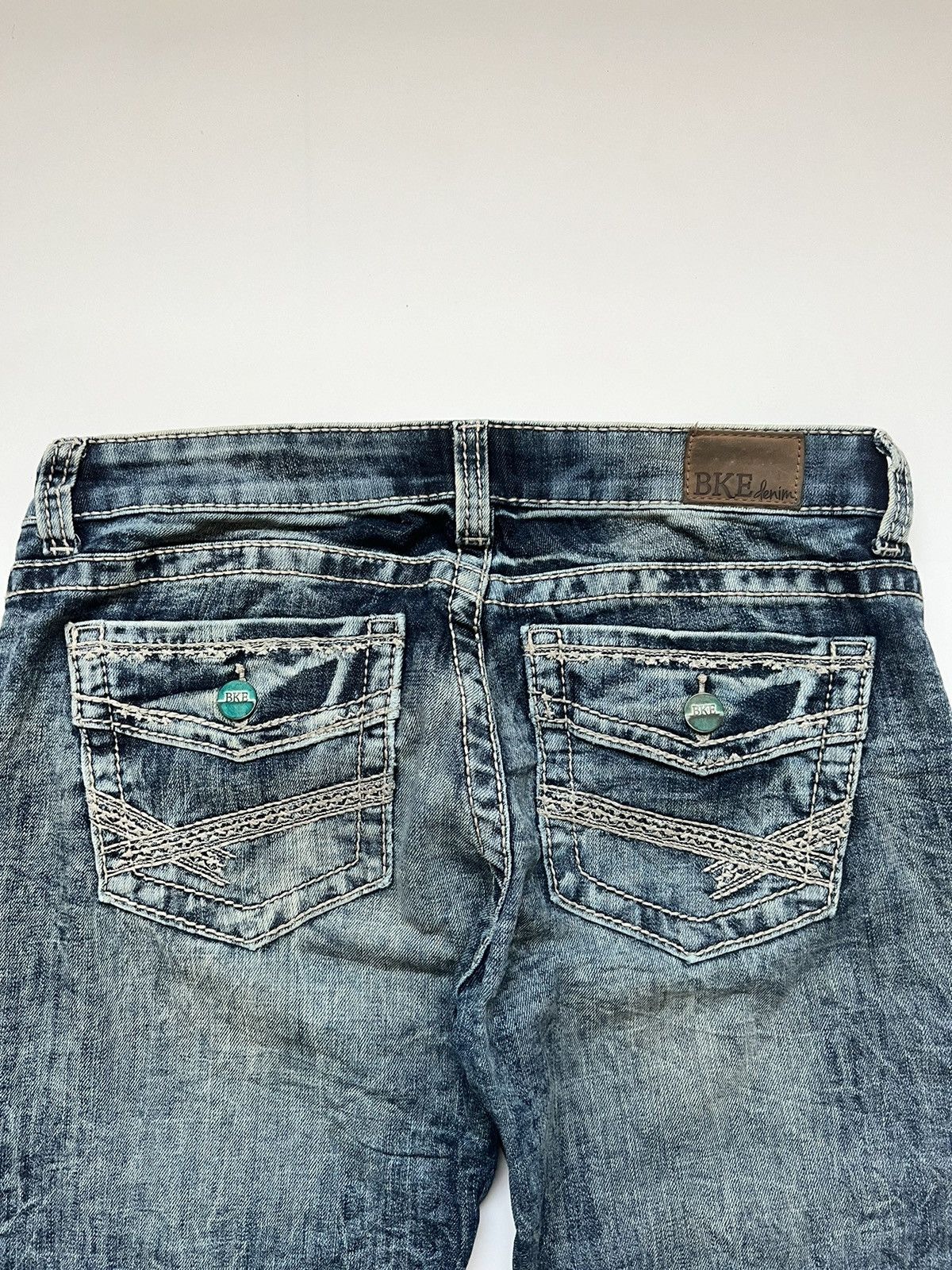 If Six Was Nine BKE Punk Gothic Japanese Blue Wash Denim Size US 34 / EU 50 - 8 Thumbnail