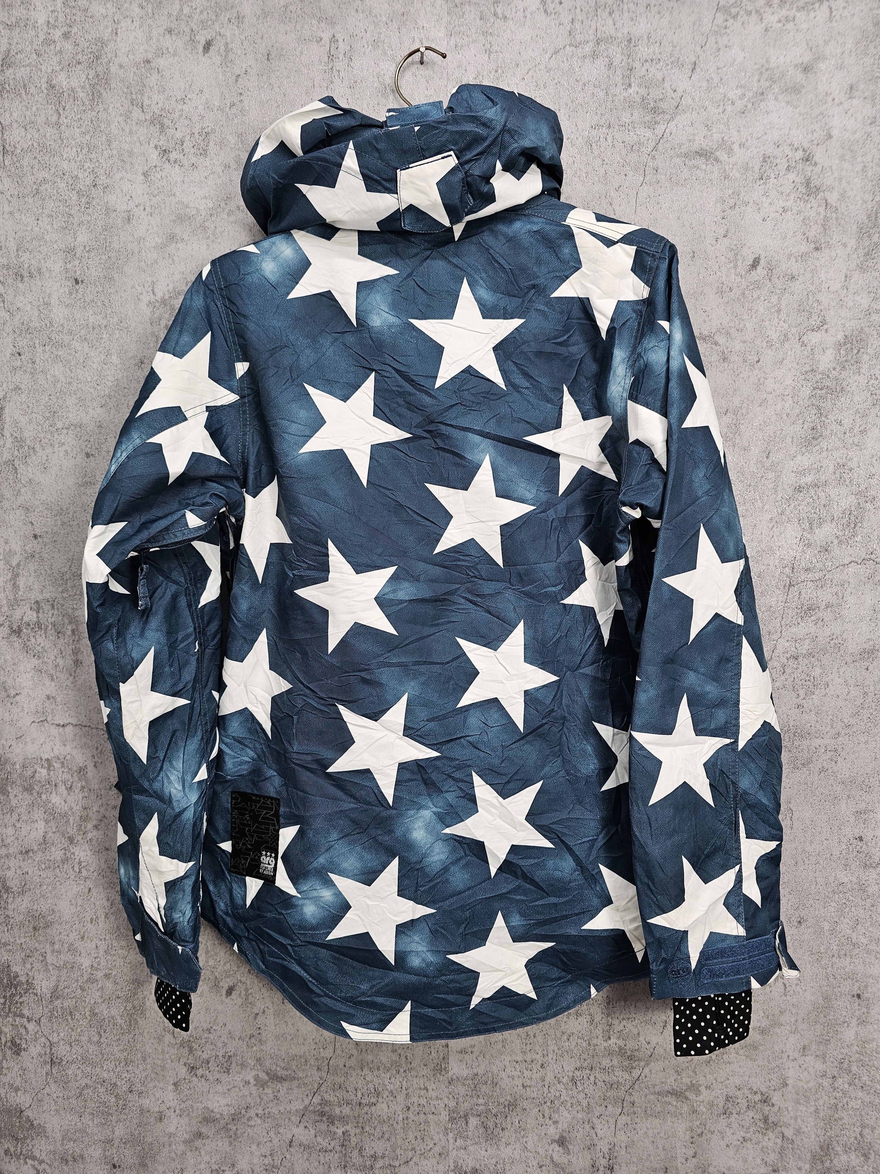Japanese Brand ARG For Girls Star Design Skiwear Ski Jacket J0026 Size L / US 10 / IT 46 - 2 Thumbnail