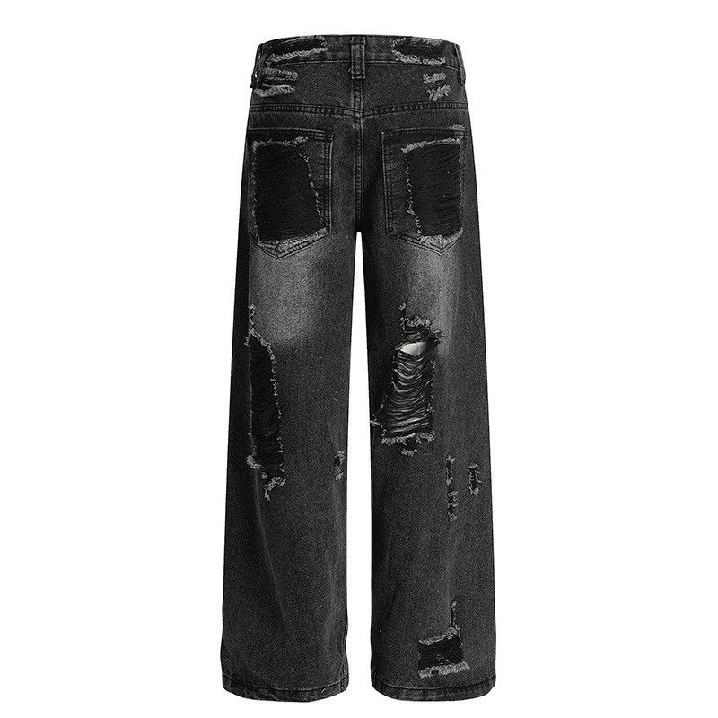 Jean American retro washed ripped jeans for men Size US 32 / EU 48 - 2 Thumbnail