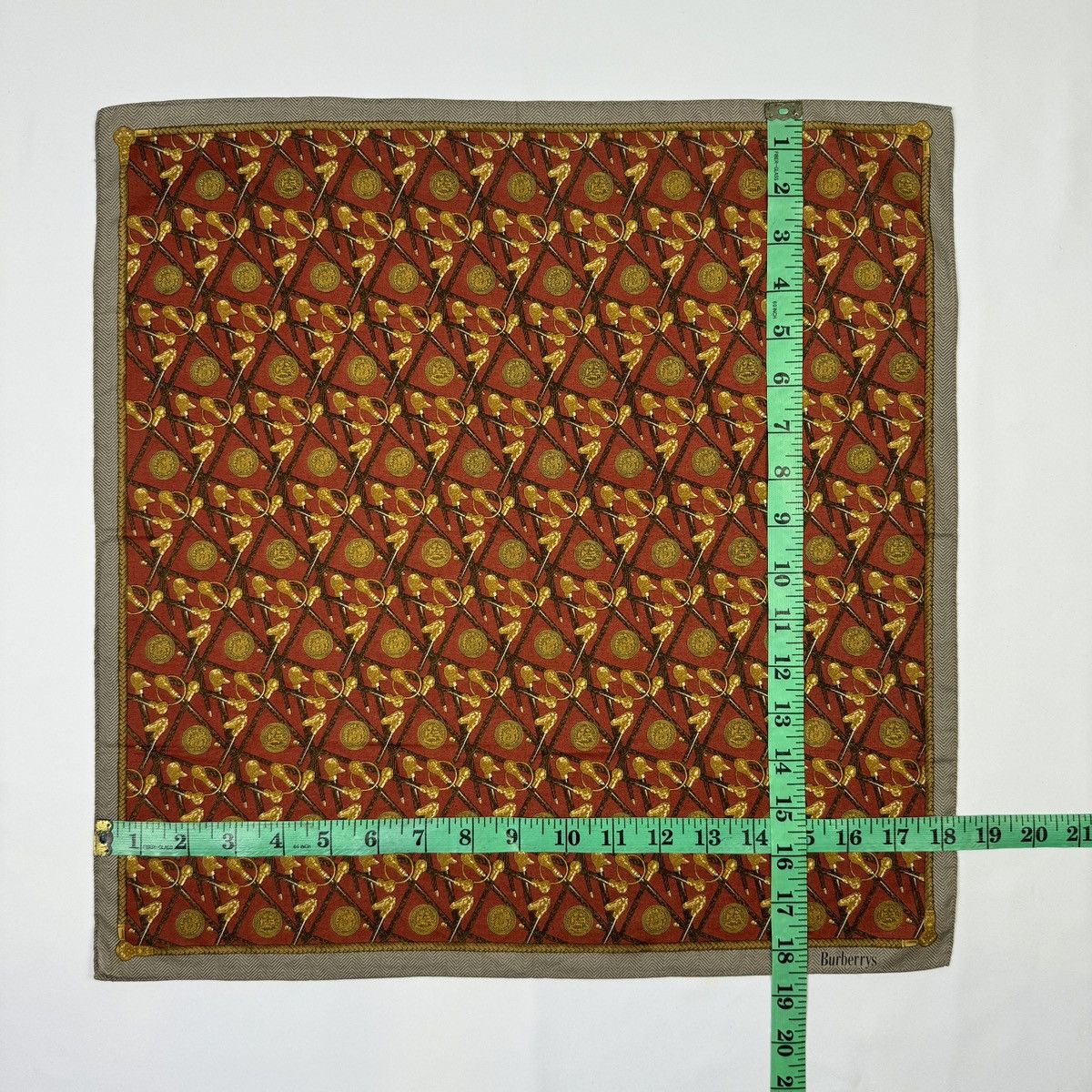 Burberry Vintage Burberrys Handkerchief, Pocket Square, Neck Scarf Size ONE SIZE - 7 Thumbnail