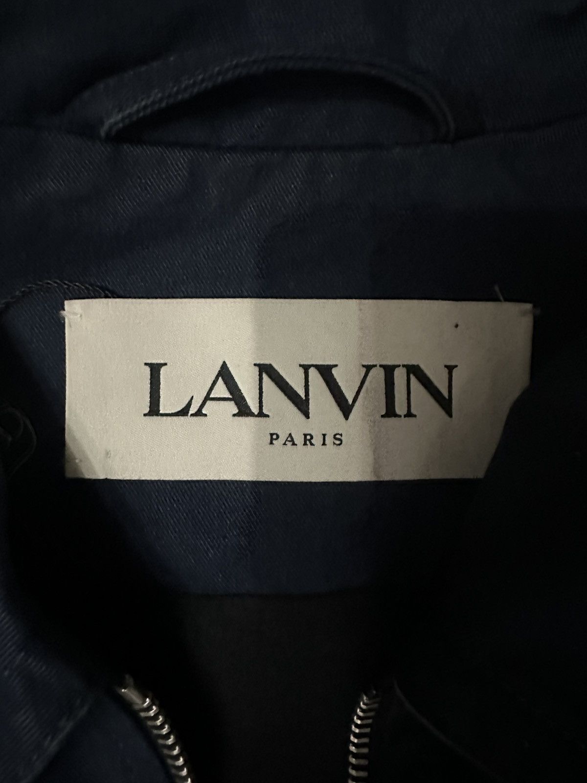 Lanvin Lanvin bomber jacket pre owned size small navy Size US S / EU 44-46 / 1 - 2 Thumbnail