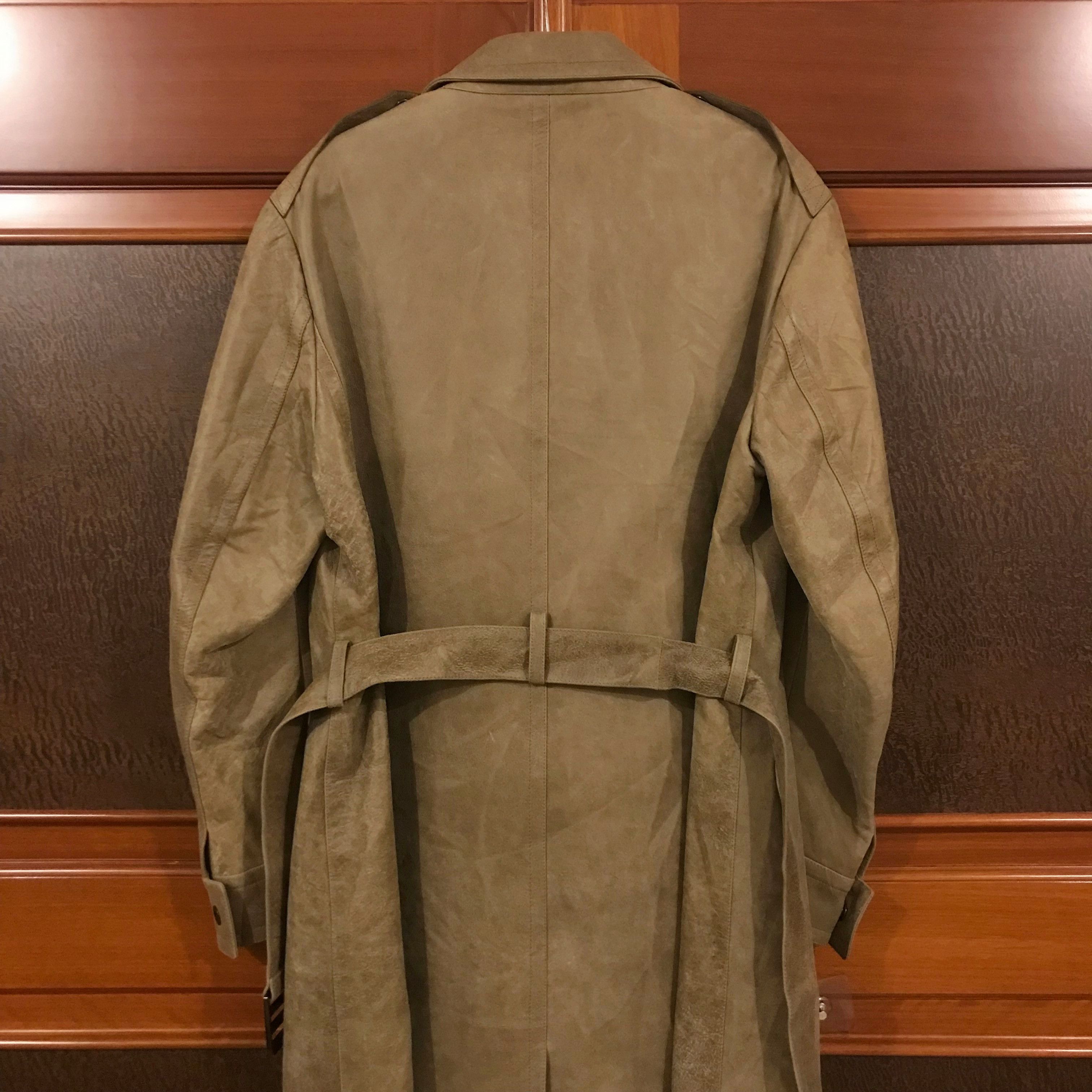 Neil Barrett Neil Barret Bos Taurus Leather Trench Coat *Rare item Size US M / EU 48-50 / 2 - 3 Thumbnail