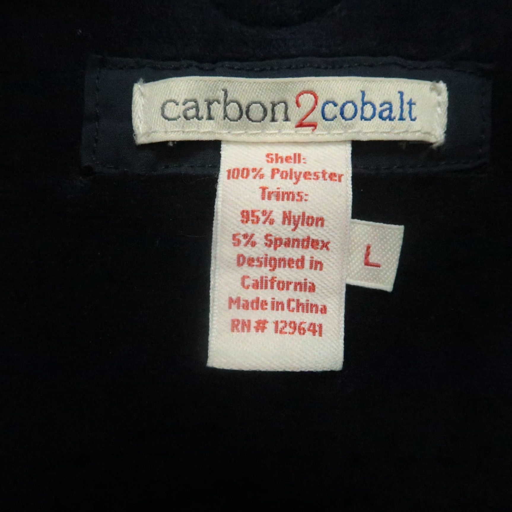 Carbon2Cobalt Carbon 2 Cobalt Jacket Mens Large Gray Full Zip Pockets Fleece Deep Pile Size US L / EU 52-54 / 3 - 3 Thumbnail