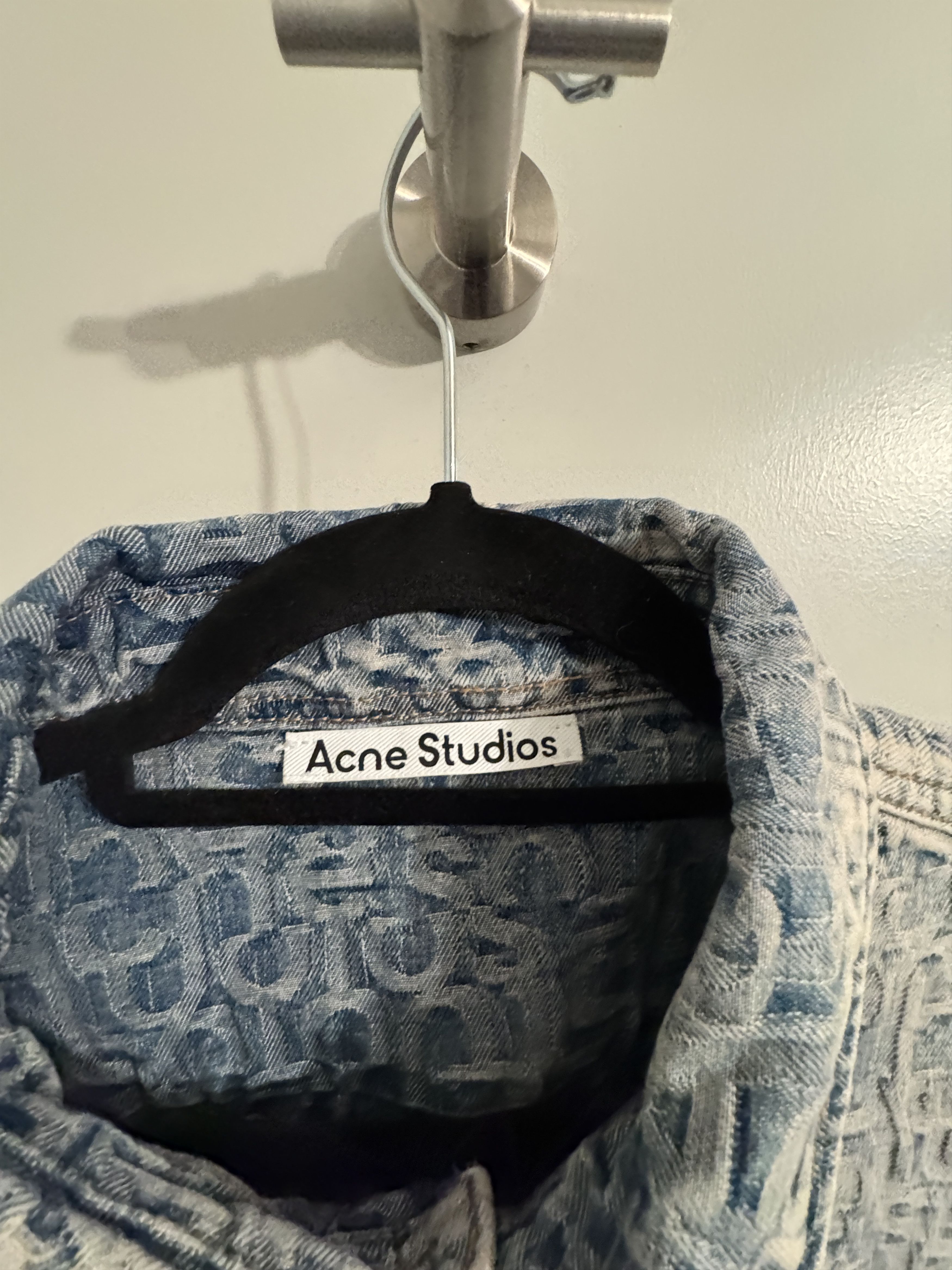 Acne Studios MONOGRAM DENIM SHIRT - RELAXED FIT Size US M / EU 48-50 / 2 - 4 Thumbnail